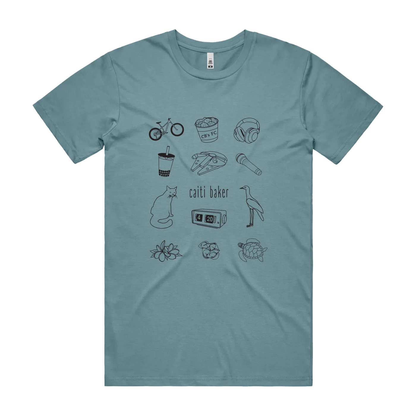 Caiti Baker | Icons T-Shirt (Slate)