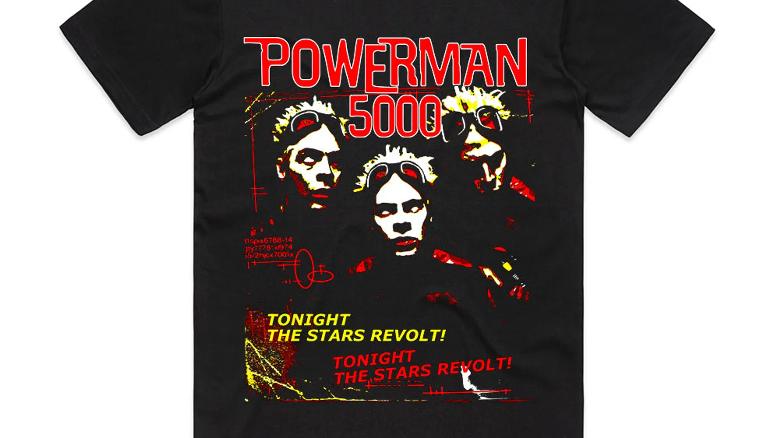 2000 \" POWERMAN 5000 \" バンドTシャツ Vintage Powerman 5000 Concert 2000 Tour Concert T Shirt Size