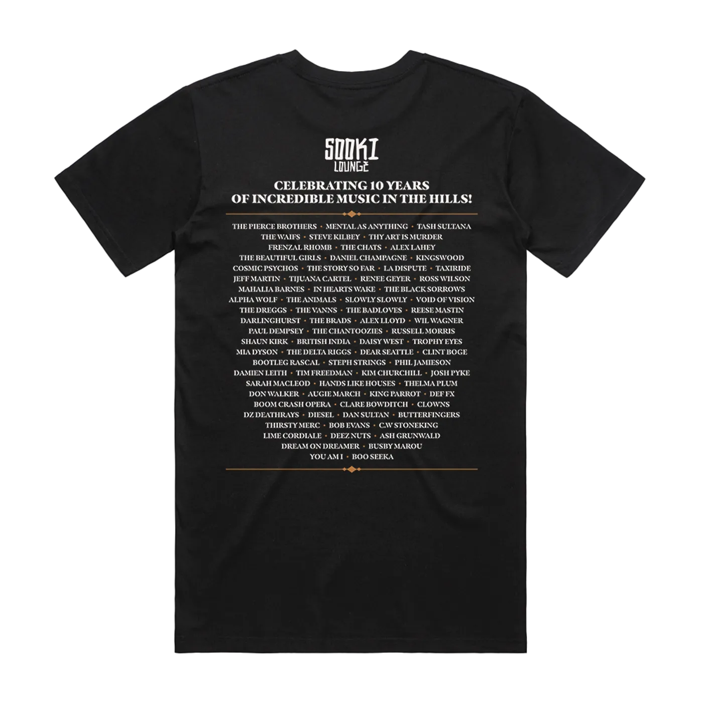 Sooki Lounge | 10 Years T-Shirt
