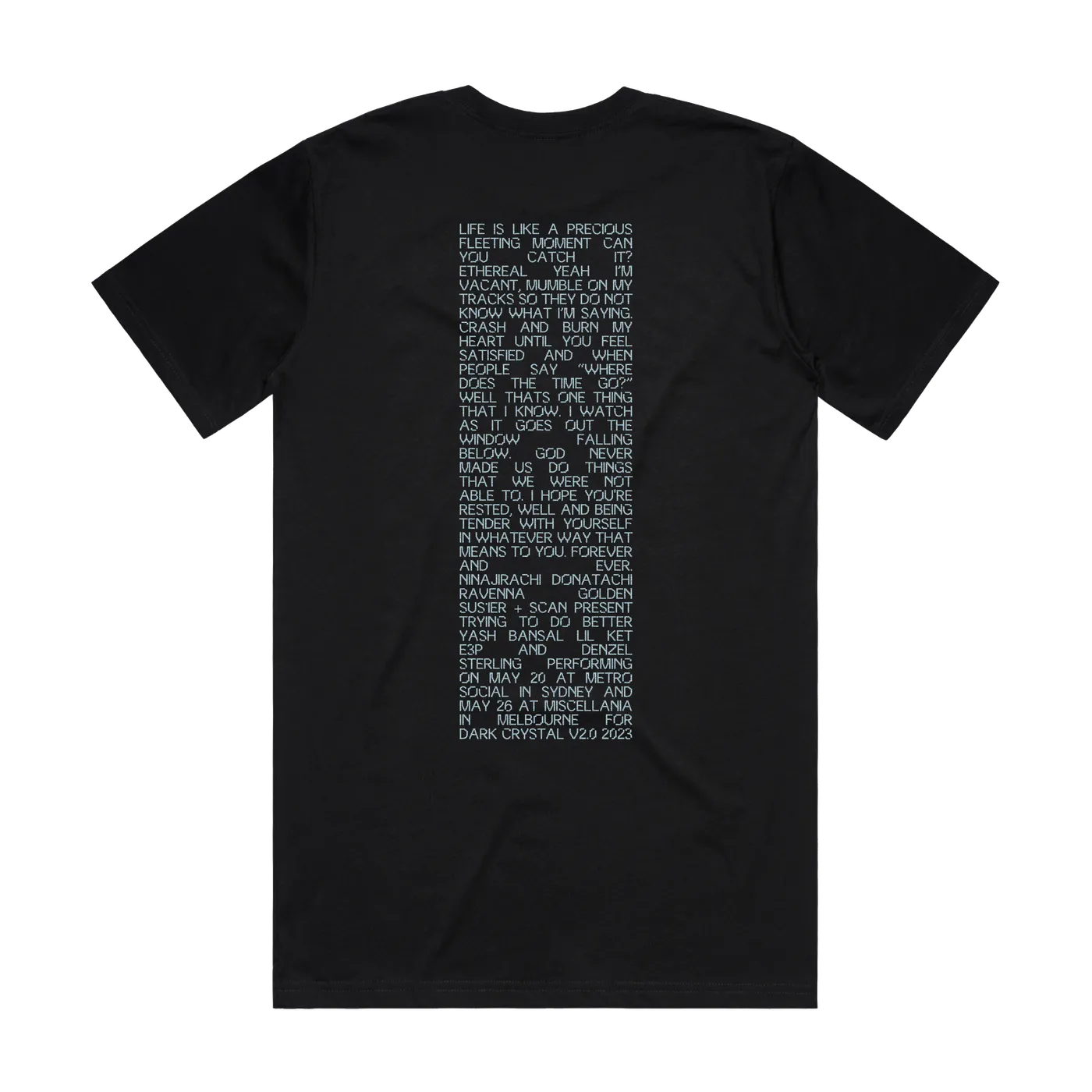 Ninajirachi | Dark Crystals 2023 T-Shirt