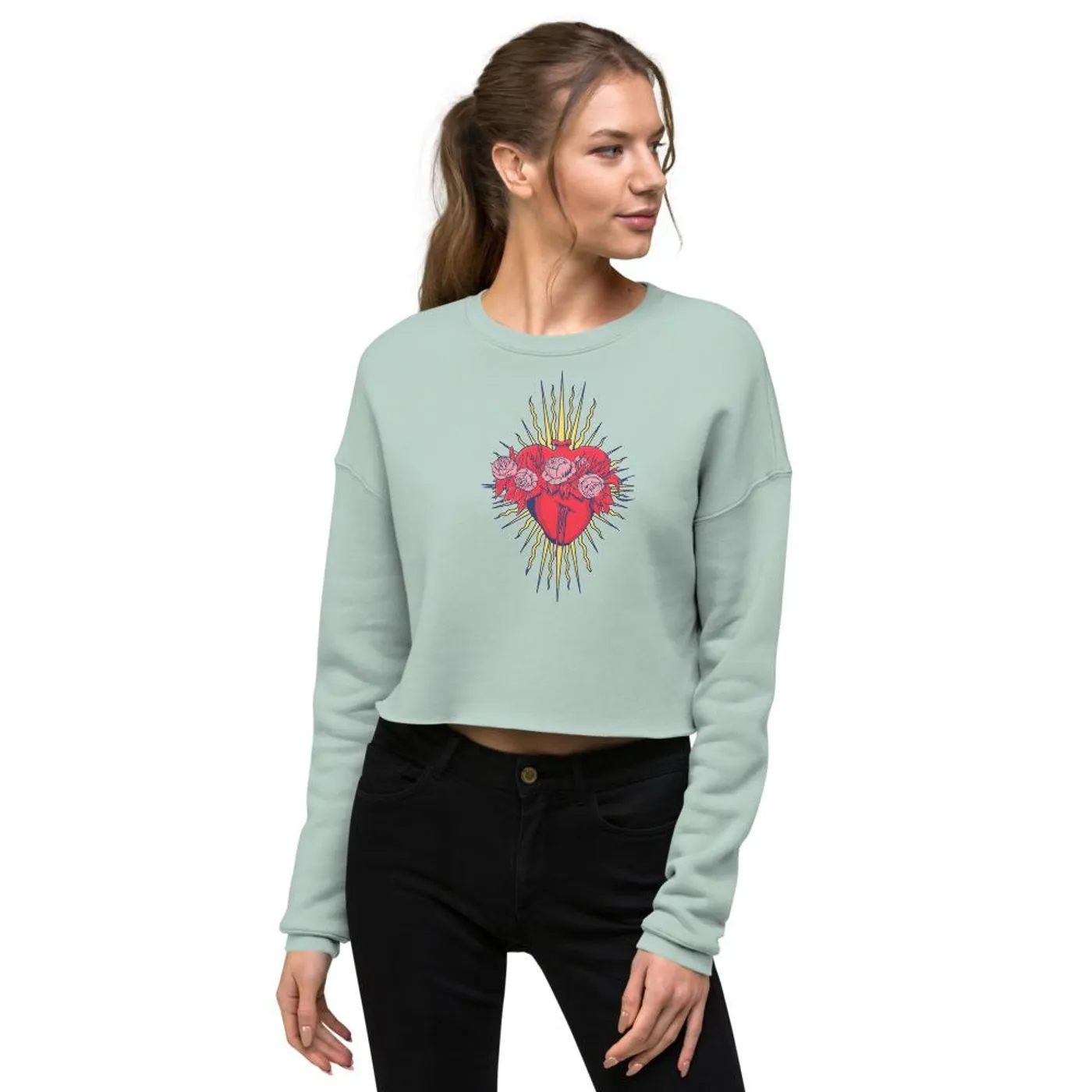 Di WAV MASOQUISTA - Crop Sweatshirt