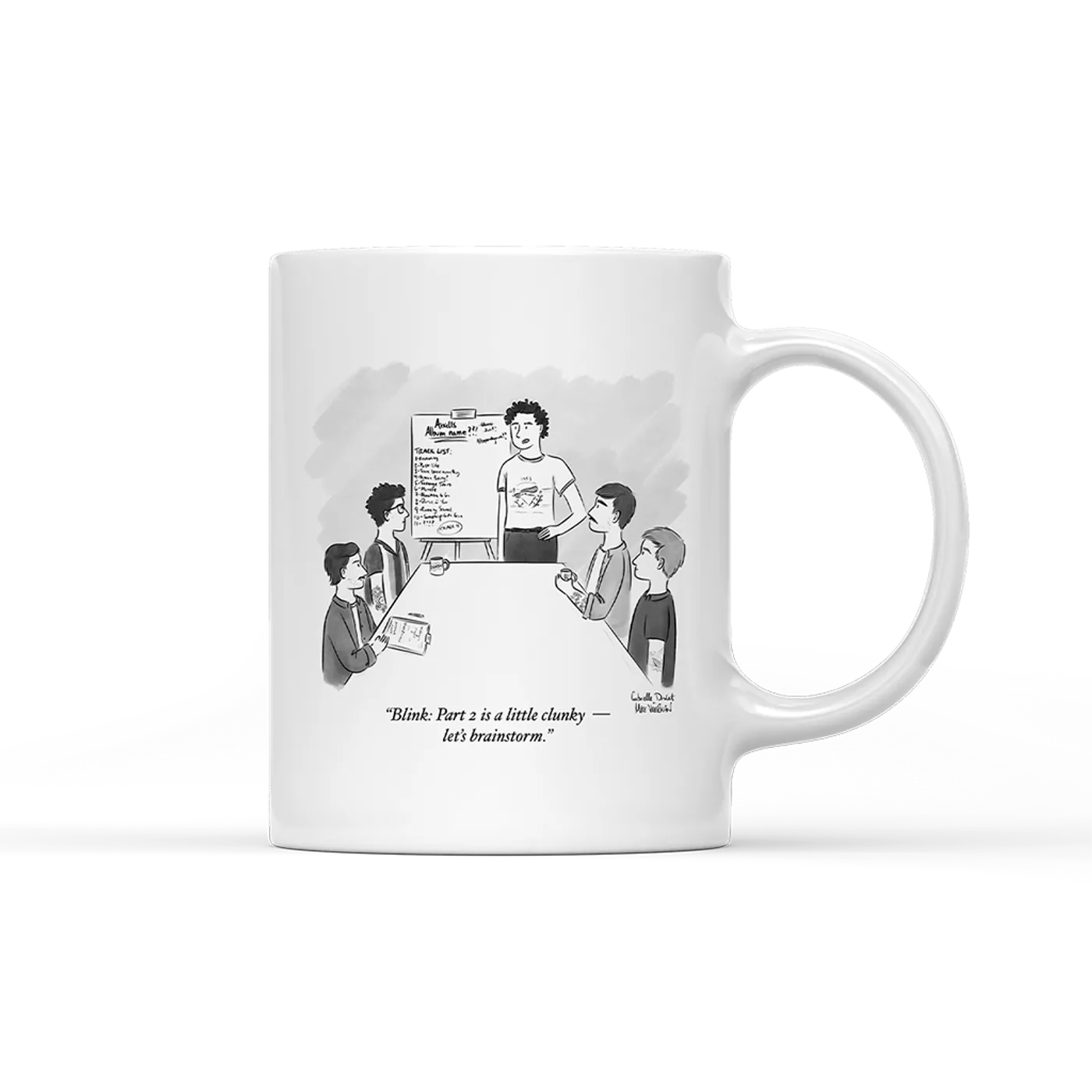 Arkells Blink Twice Cartoon Coffee Mug