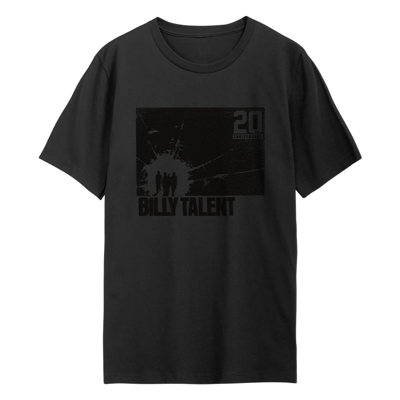 Billy Talent I 20th Anniversary Black-on-Black T-Shirt