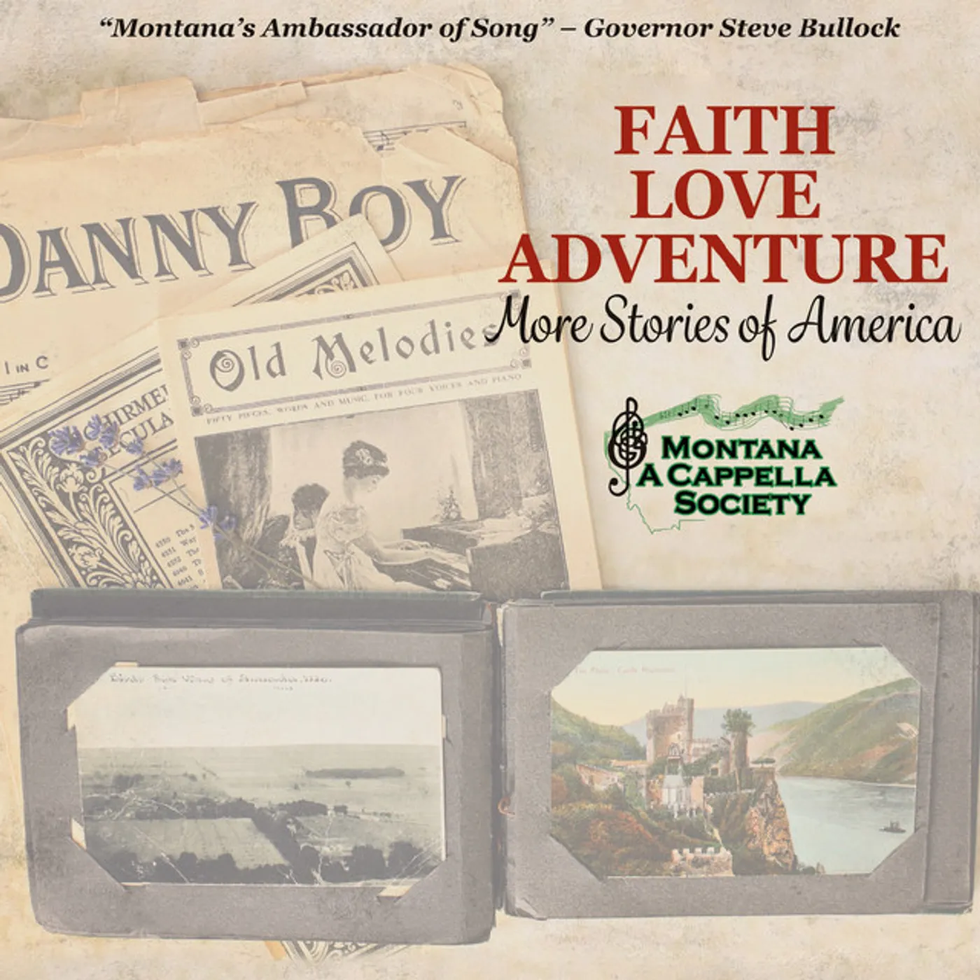 Montana A Cappella Society FAITH LOVE ADVENTURE (LIVE) CD