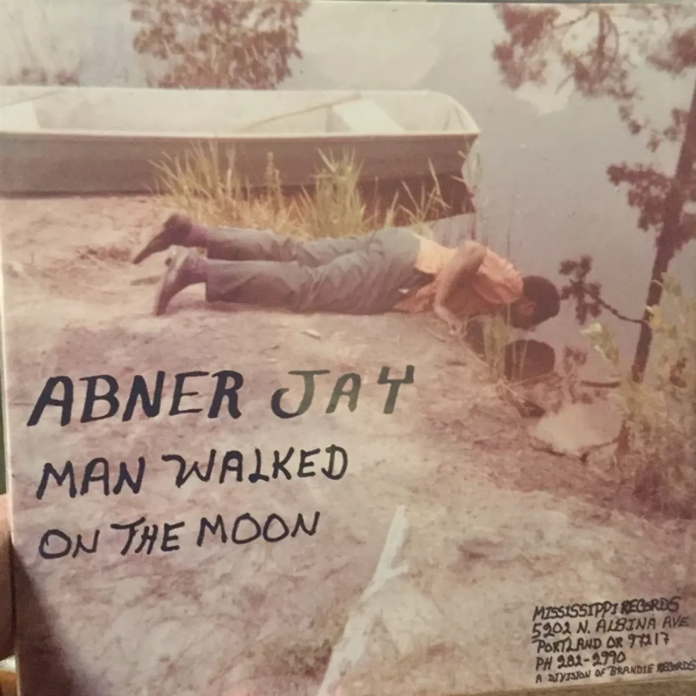 Abner Jay MAN WALKED ON THE MOON Vinyl Record