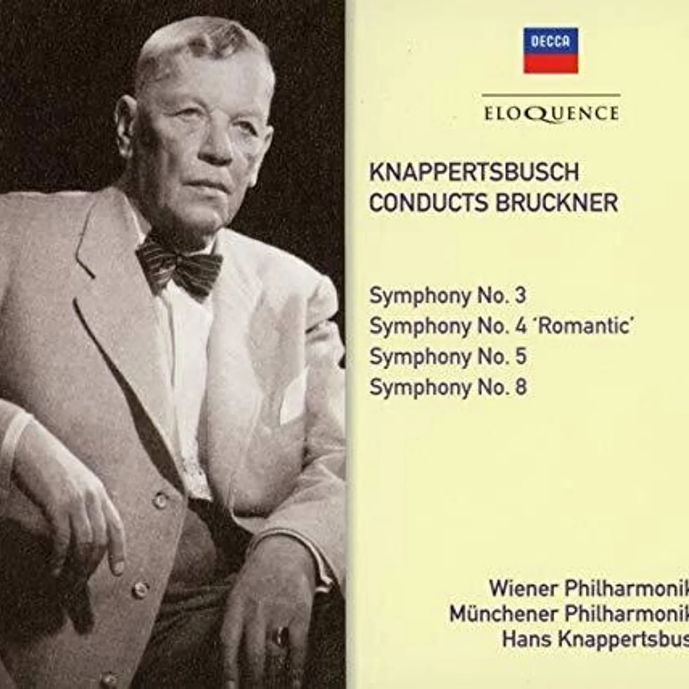 HANS KNAPPERTSBUSCH: DECCA & WESTMINSTER BRUCKNER CD