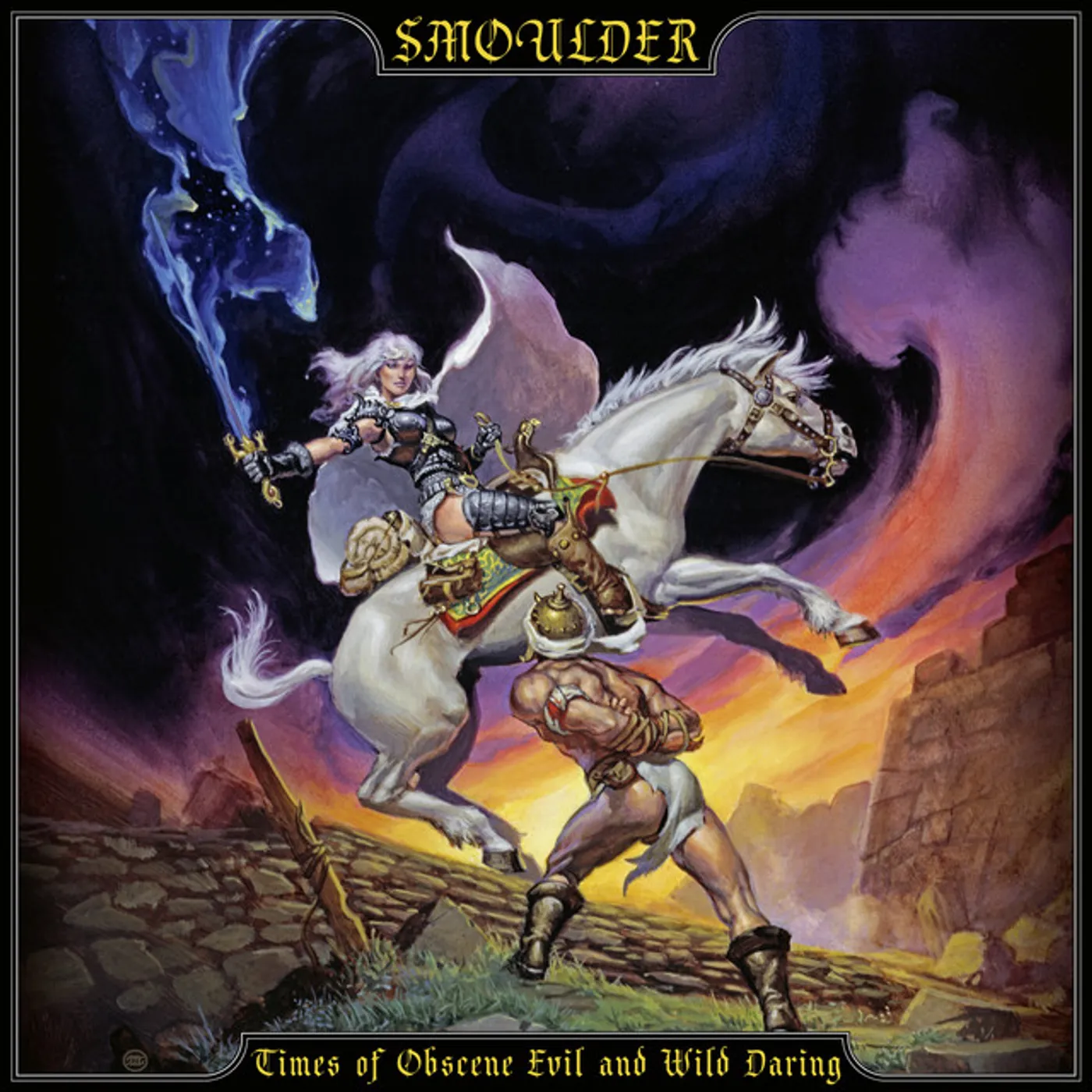 Smoulder TIMES OF OBSCENE EVIL AND WILD DARING CD