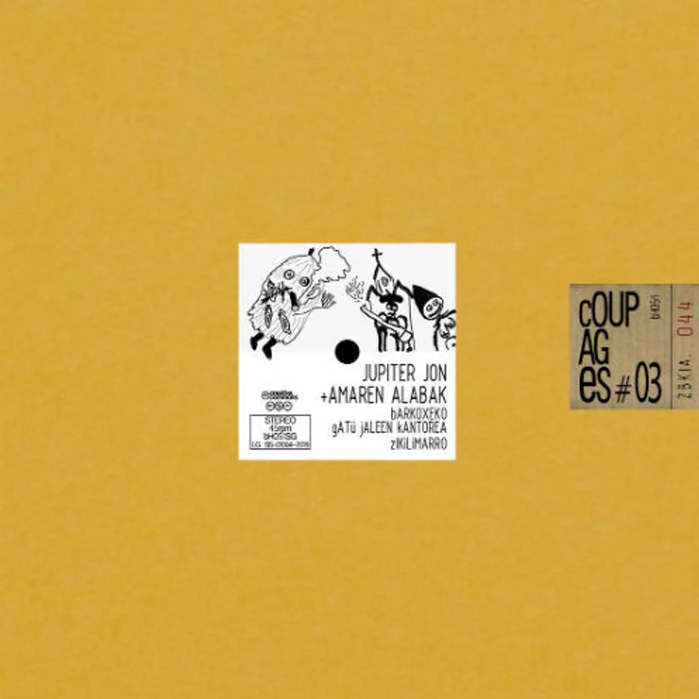 Jupiter Jon / Amaren Alabak COUPAGE03 Vinyl Record