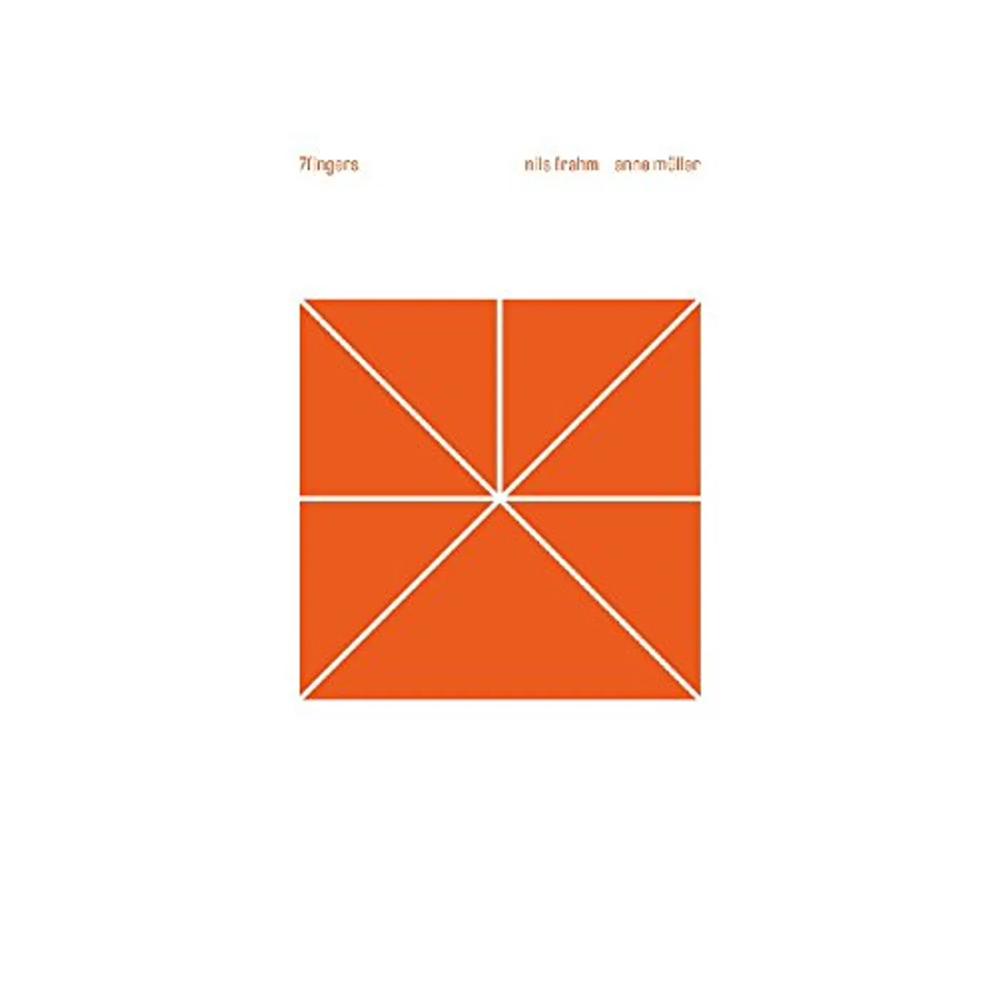 Nils Frahm And Anne Müller 7fingers Vinyl Record