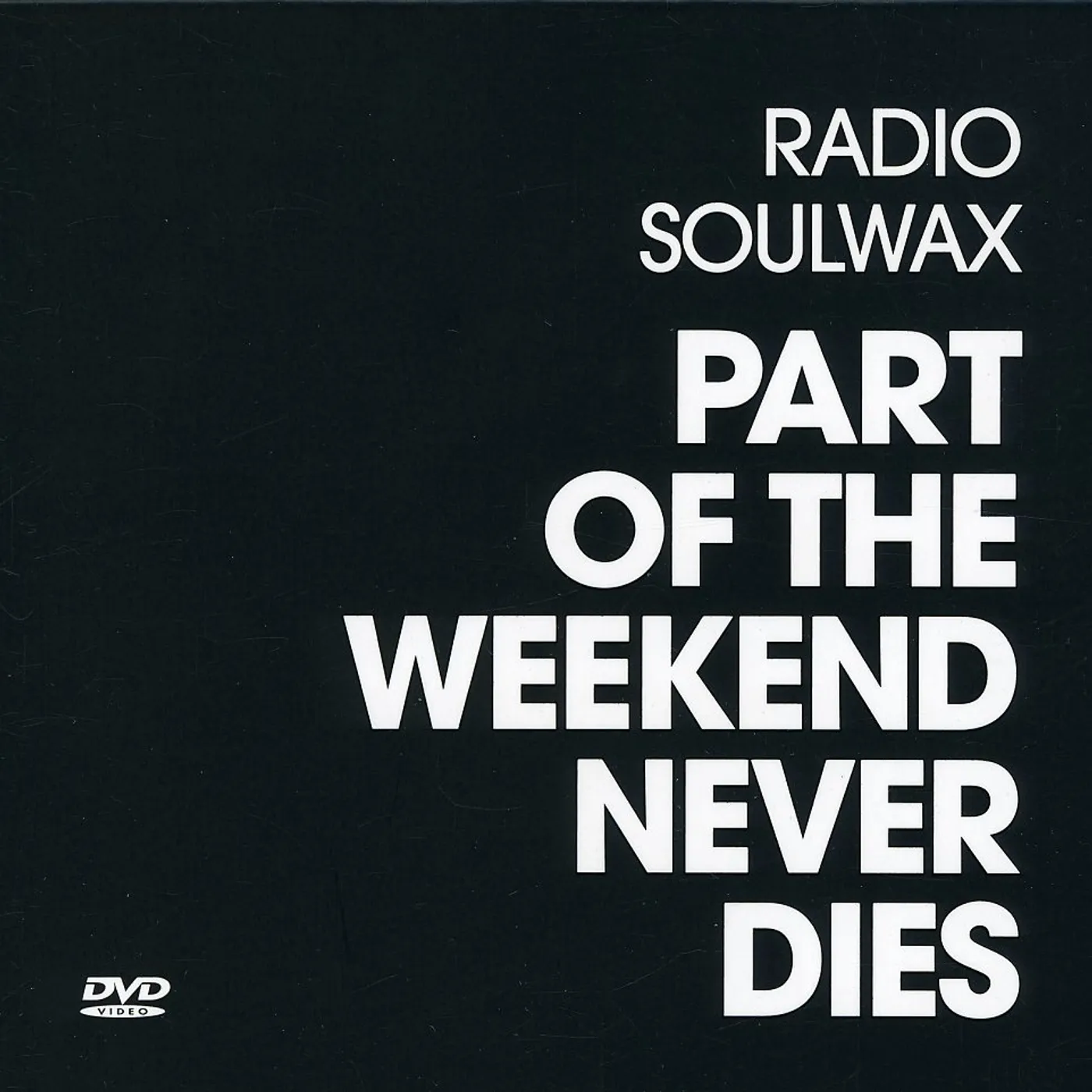 Soulwax PART OF THE WEEKEND NEVER DIES DVD