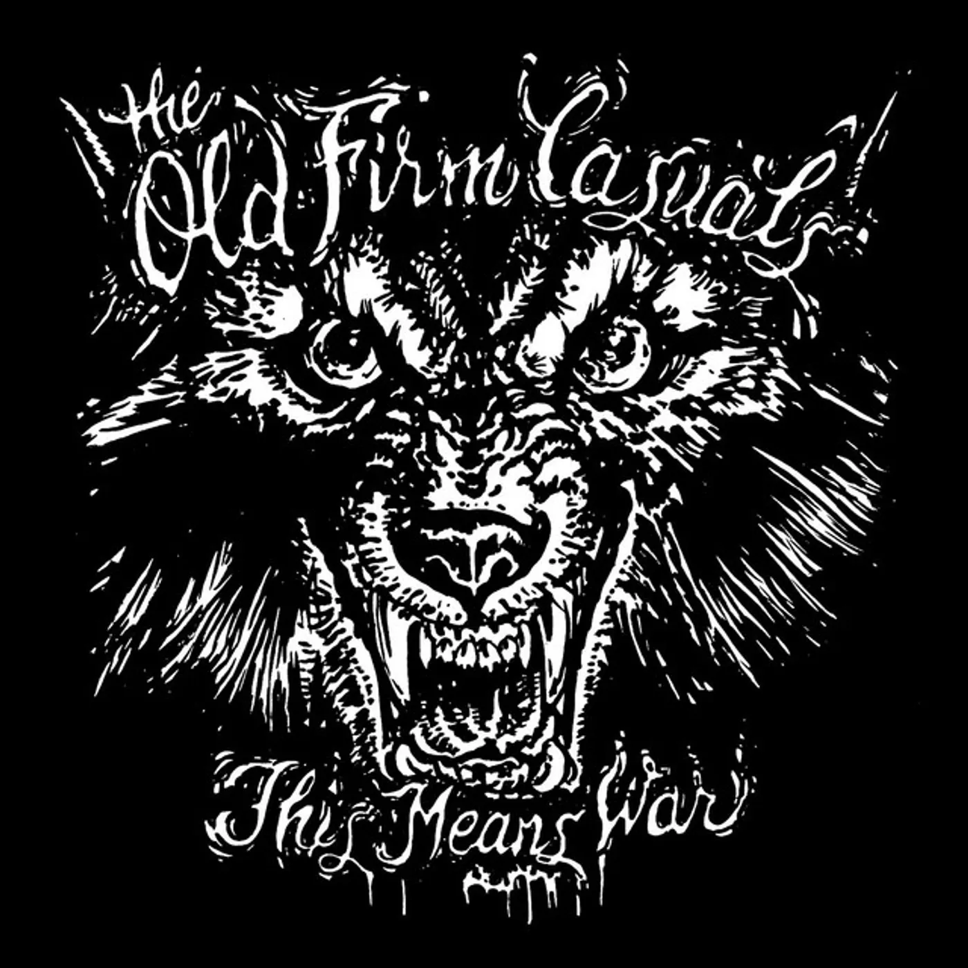 The Old Firm Casuals THIS MEANS WAR (SILVER VINYL) Vinyl Record