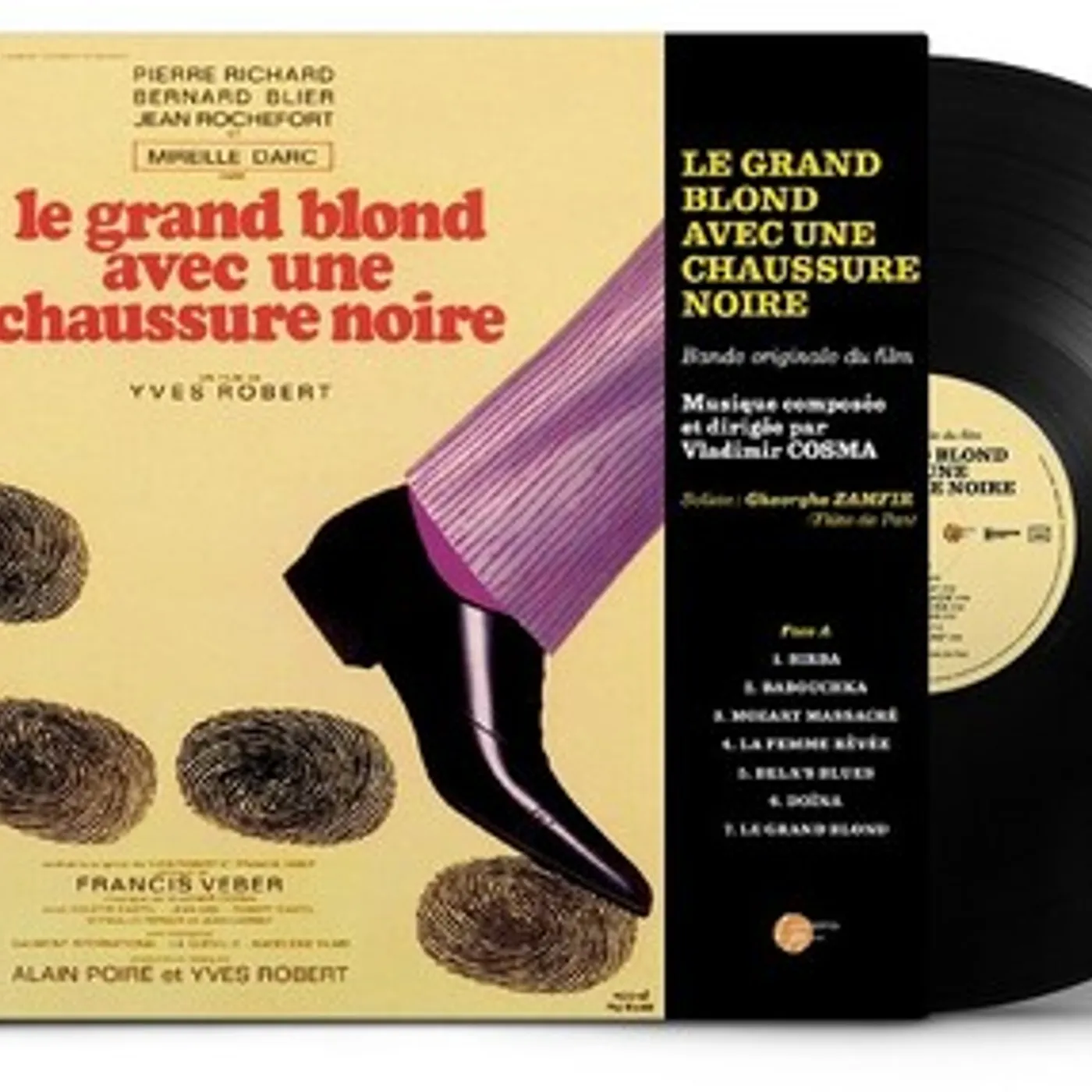 Vladimir Cosma LE GRAND BLOND AVEC UNE CHAUSSURE NOIRE / SALUT Vinyl Record