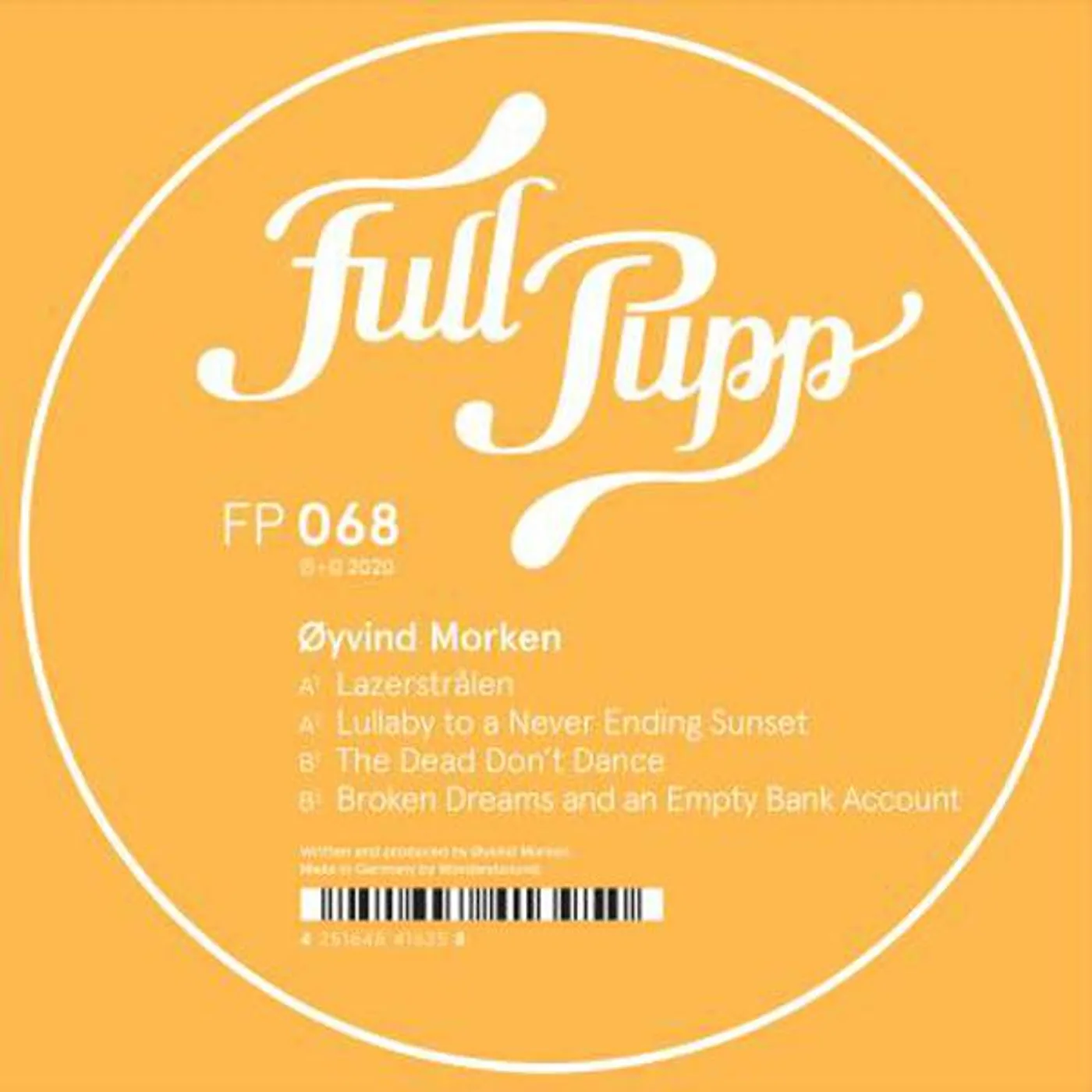 Oyvind Morken LULLABY TO A NEVER ENDING SUNSET Vinyl Record