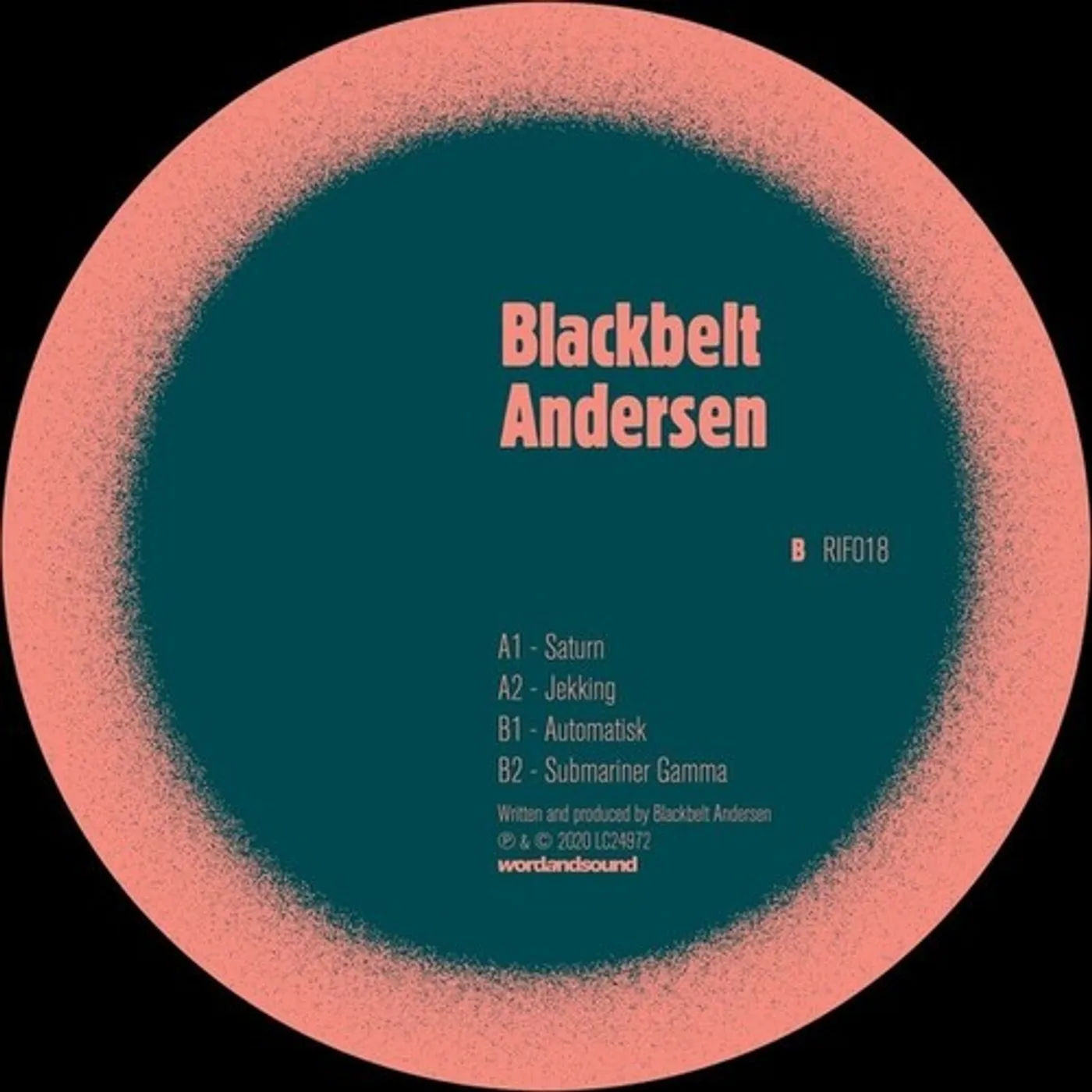 Blackbelt Andersen Saturn Vinyl Record