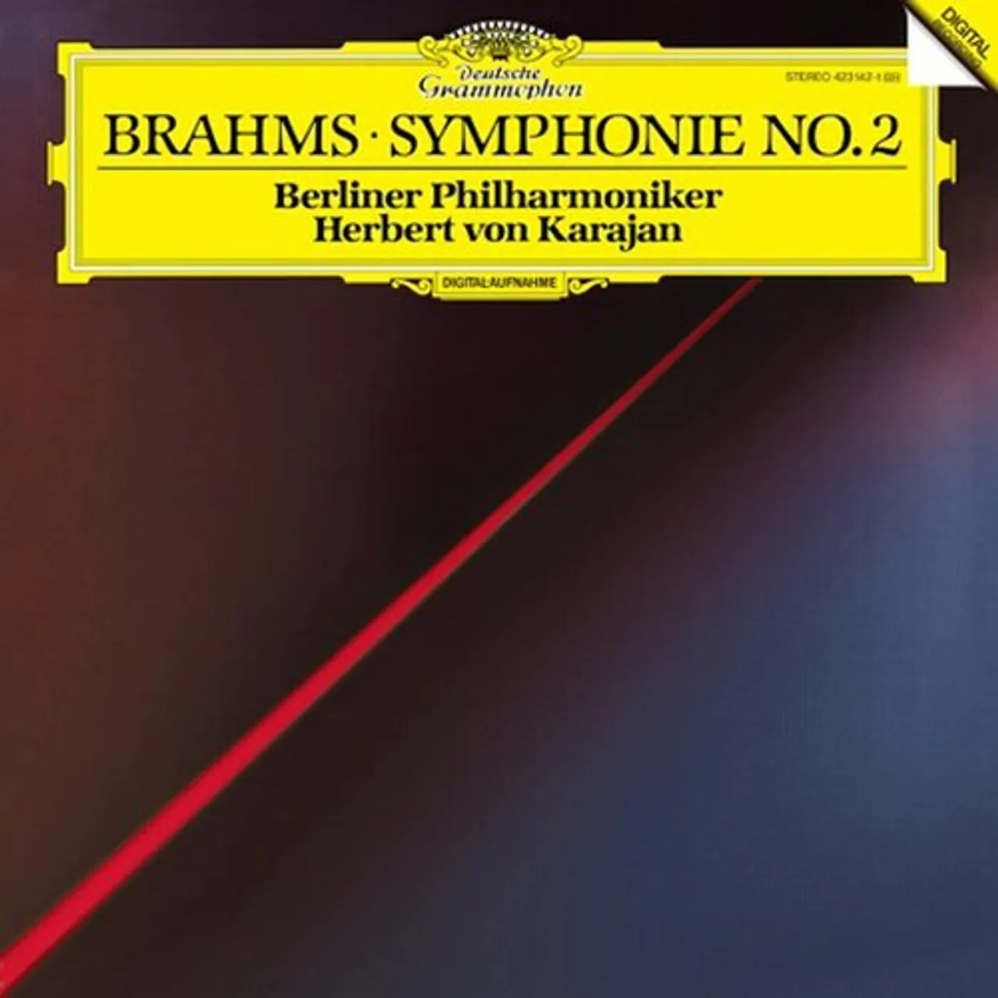 Berlin Philharmonic Orchestra (Herbert Von Karajan) BRAHMS SYMPHONY NO. 2 Vinyl Record