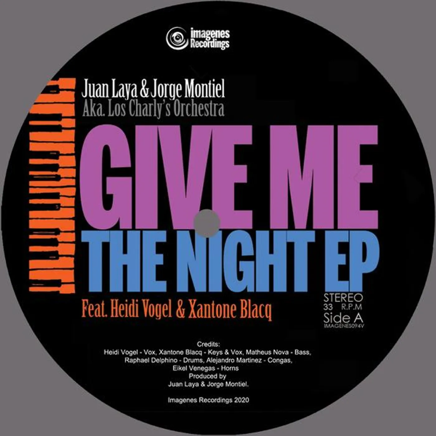 Juan Laya / Jorge Montiel / Los Charly'S Orchestra GIVE ME THE NIGHT Vinyl Record