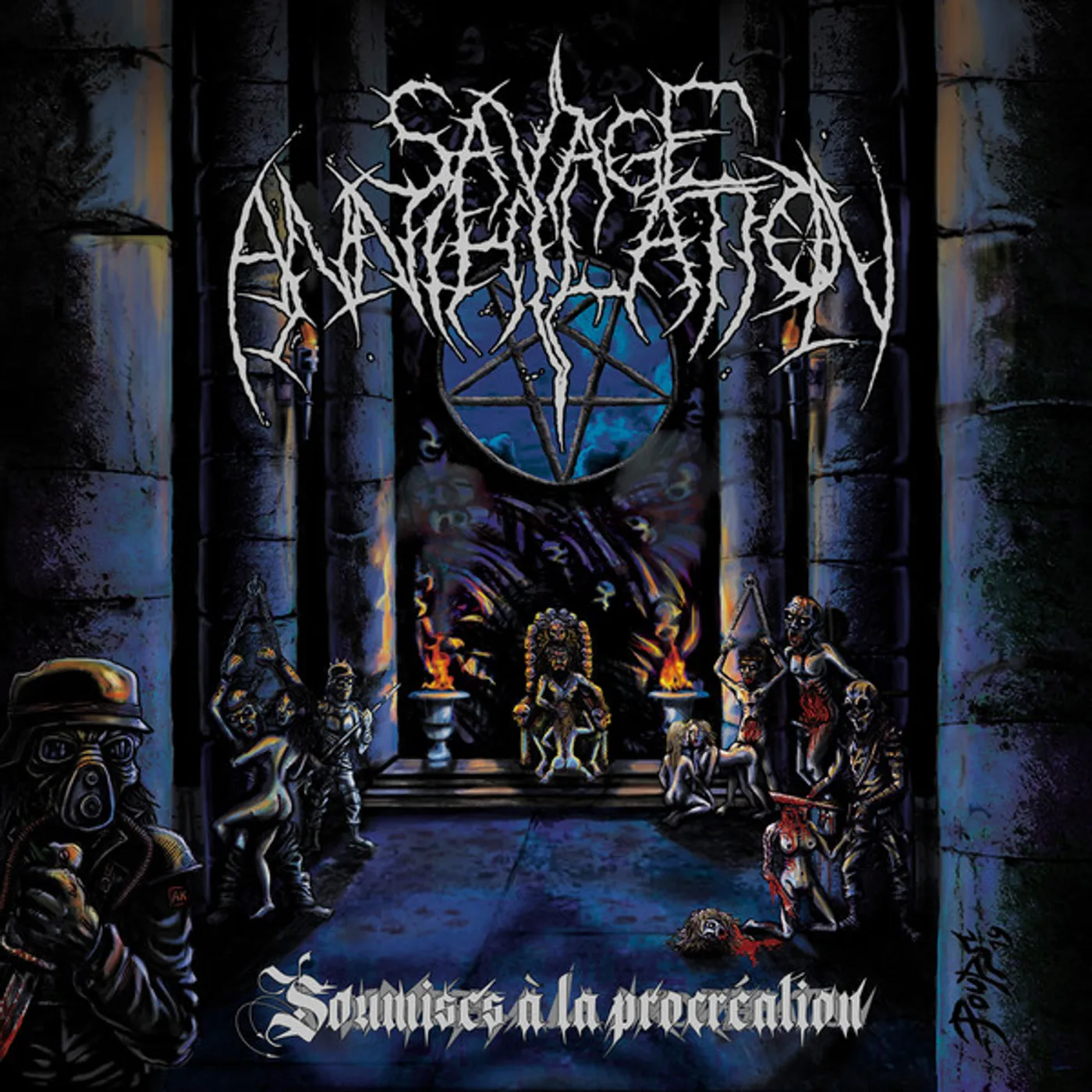 Savage Annihilation SOUMISES A LA PROCREATION CD