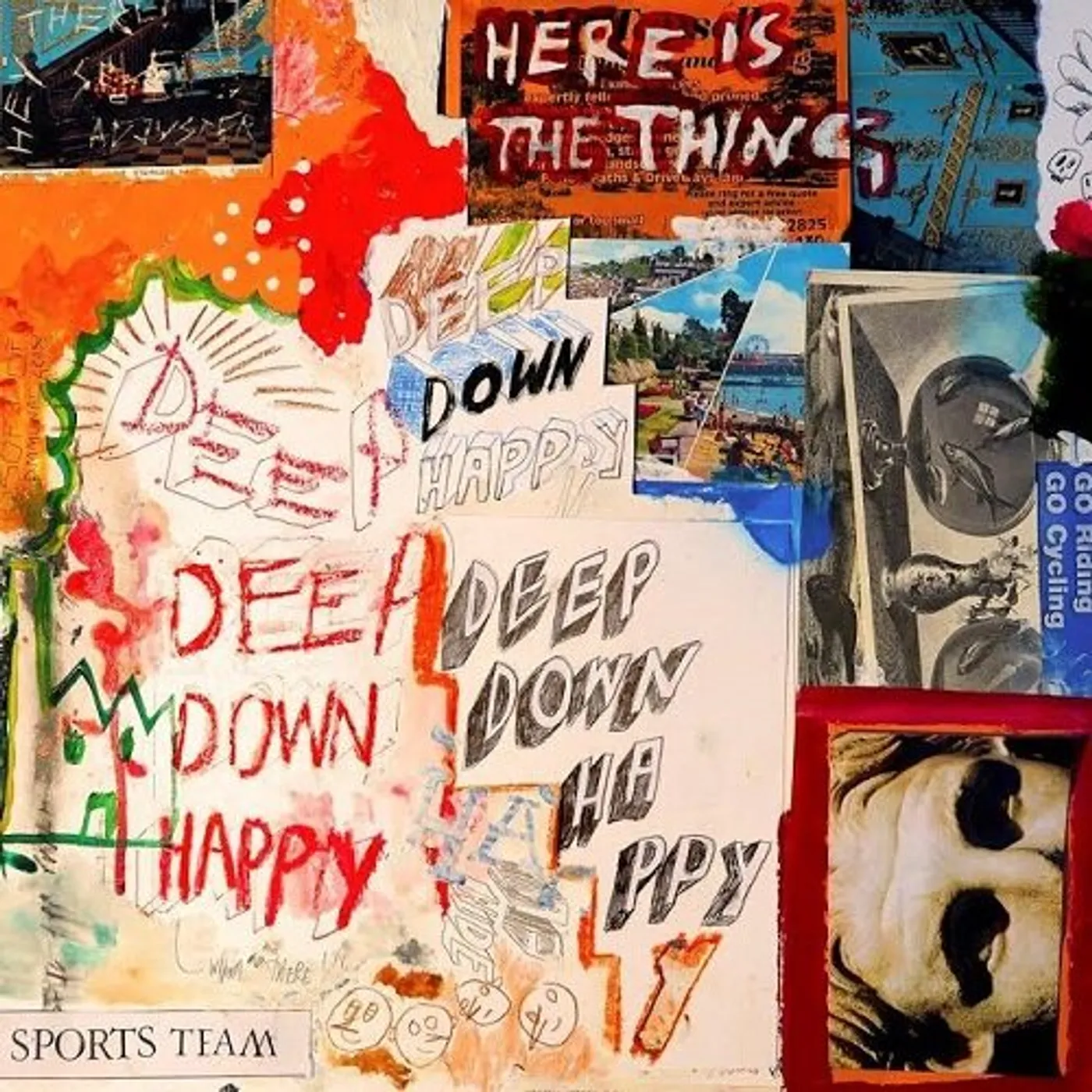 Sports Team DEEP DOWN HAPPY (JAWBREAKER COLORED) Vinyl Record
