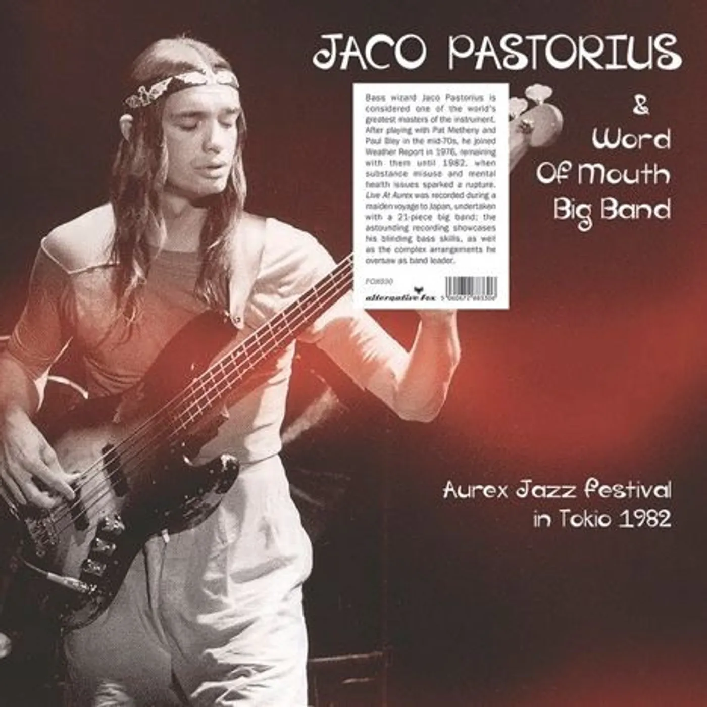 Jaco Pastorius & Word Of Mouth Big Band AUREX JAZZ FESTIVAL IN TOKYO 1982 Vinyl Record