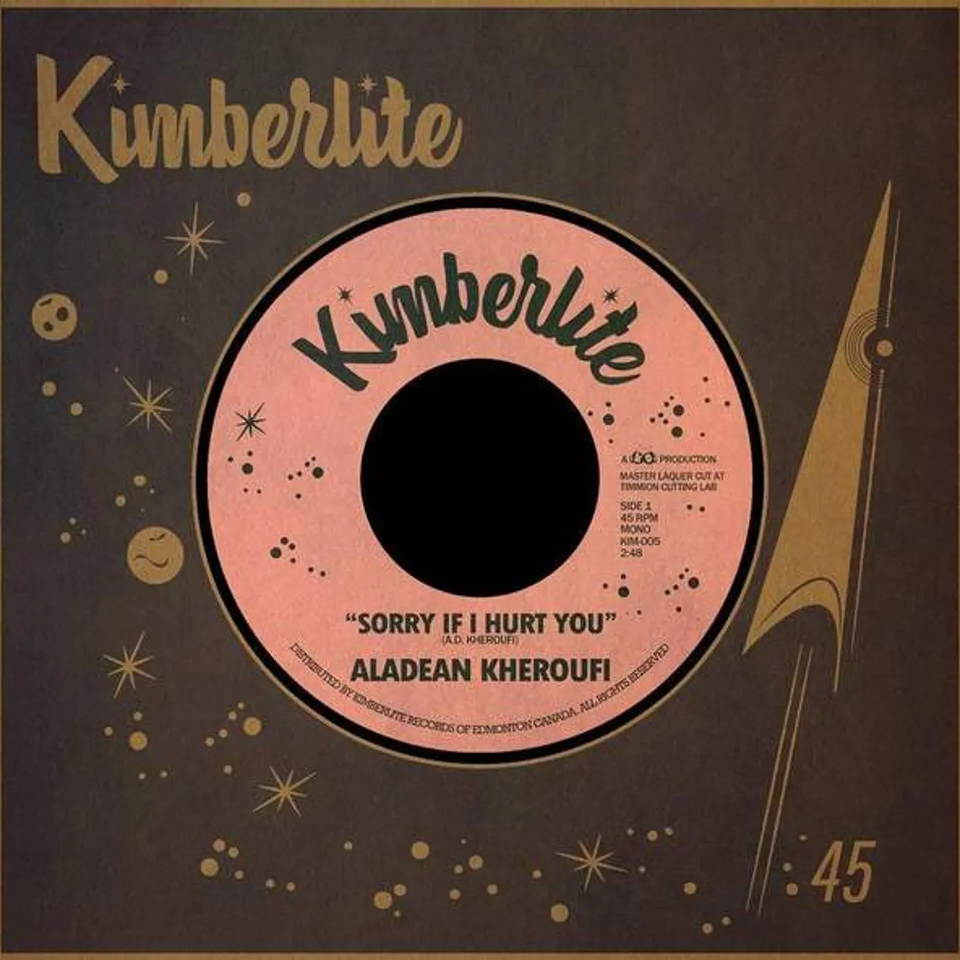 Aladean Kheroufi Sorry If I Hurt You / Nothing Ever Changes Vinyl Record