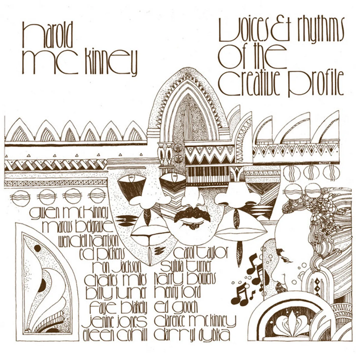 Harold McKinney VOICES & RHYTHMS OF THE CREATIVE PROFILE CD