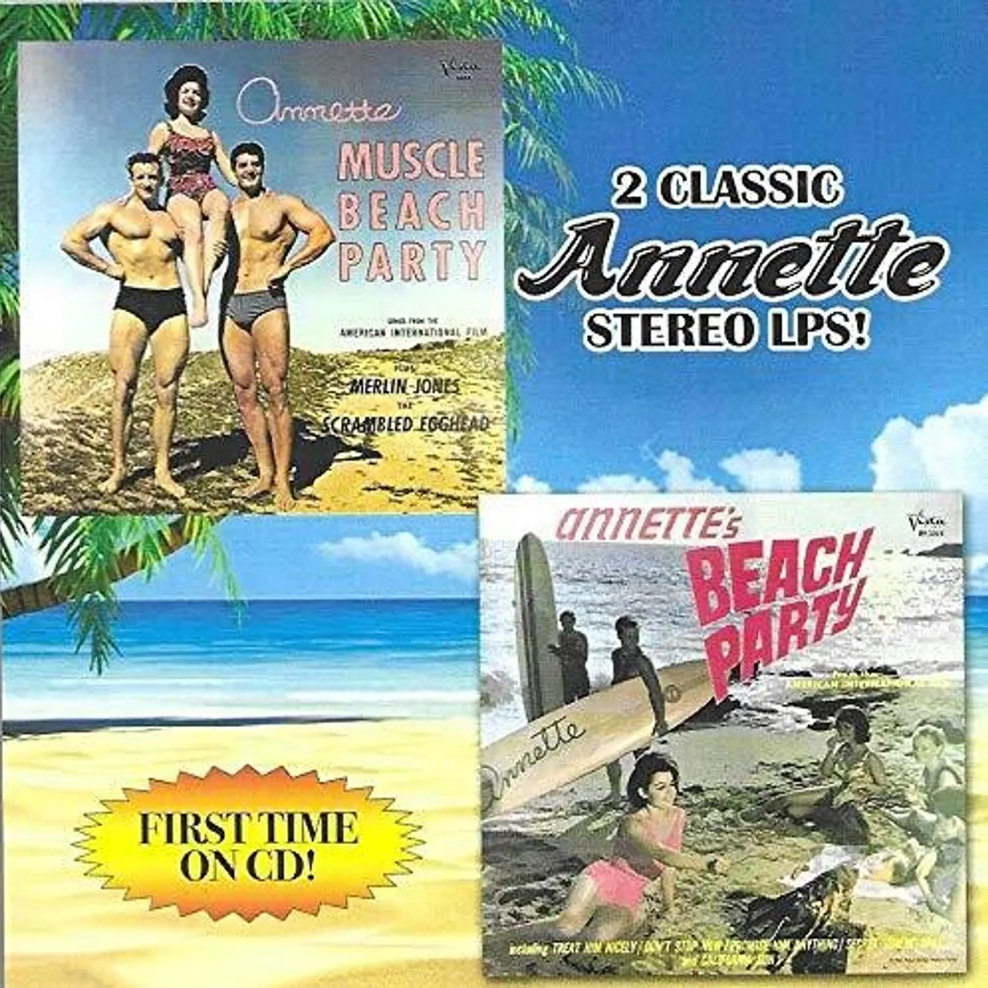 Annette Funicello MUSCLE BEACH PARTY / ANNETTE'S BEACH PARTY CD