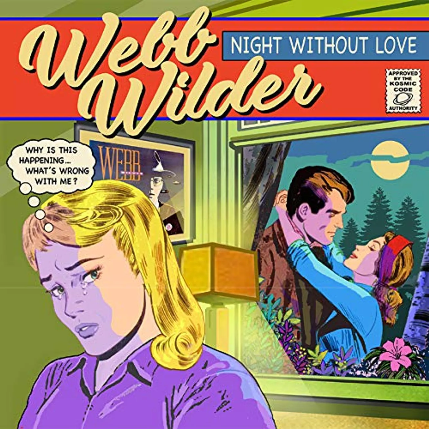 Webb Wilder Night Without Love Vinyl Record
