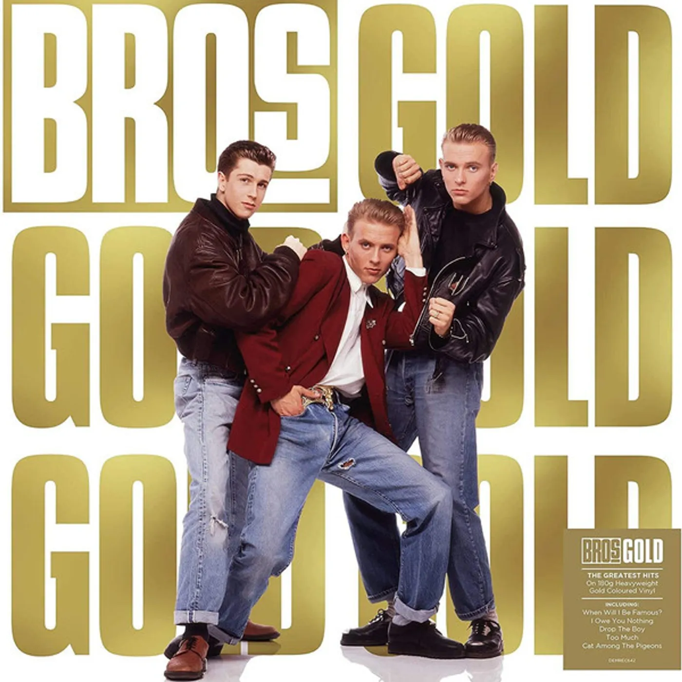 BROS Gold Vinyl Record