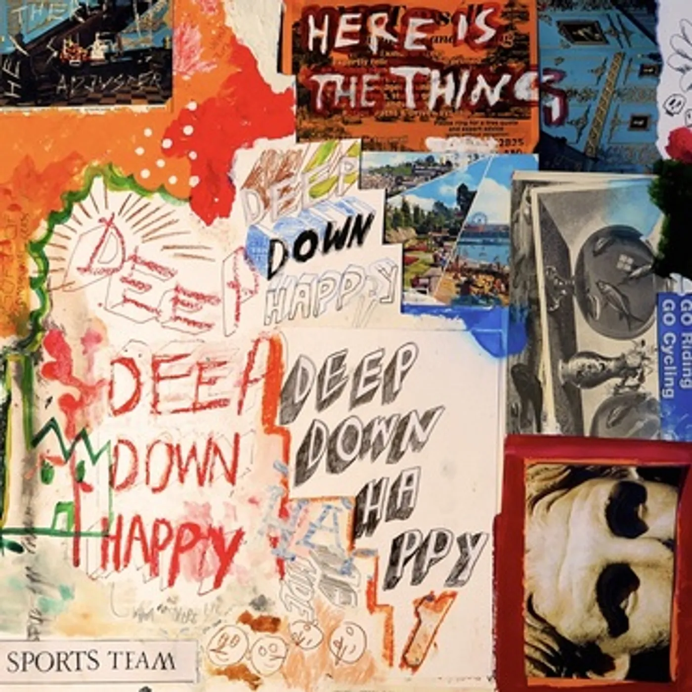 Sports Team Deep Down Happy Vinyl Record
