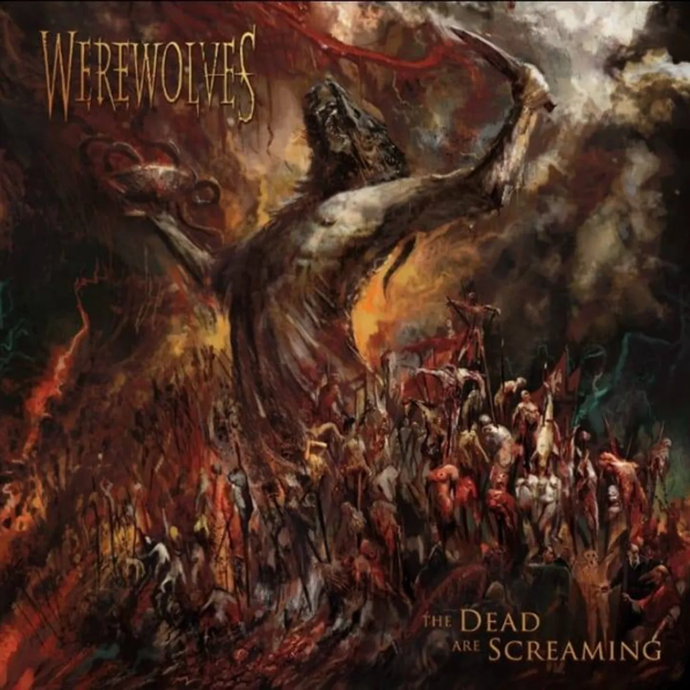 Werewolves DEAD ARE SCREAMING Vinyl Record