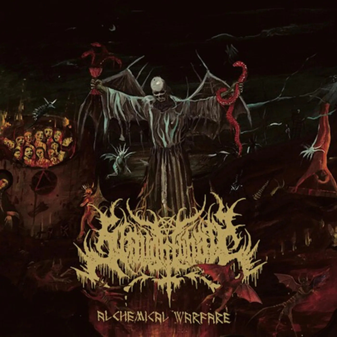 Slaughtbbath Alchemical Warfare Vinyl Record