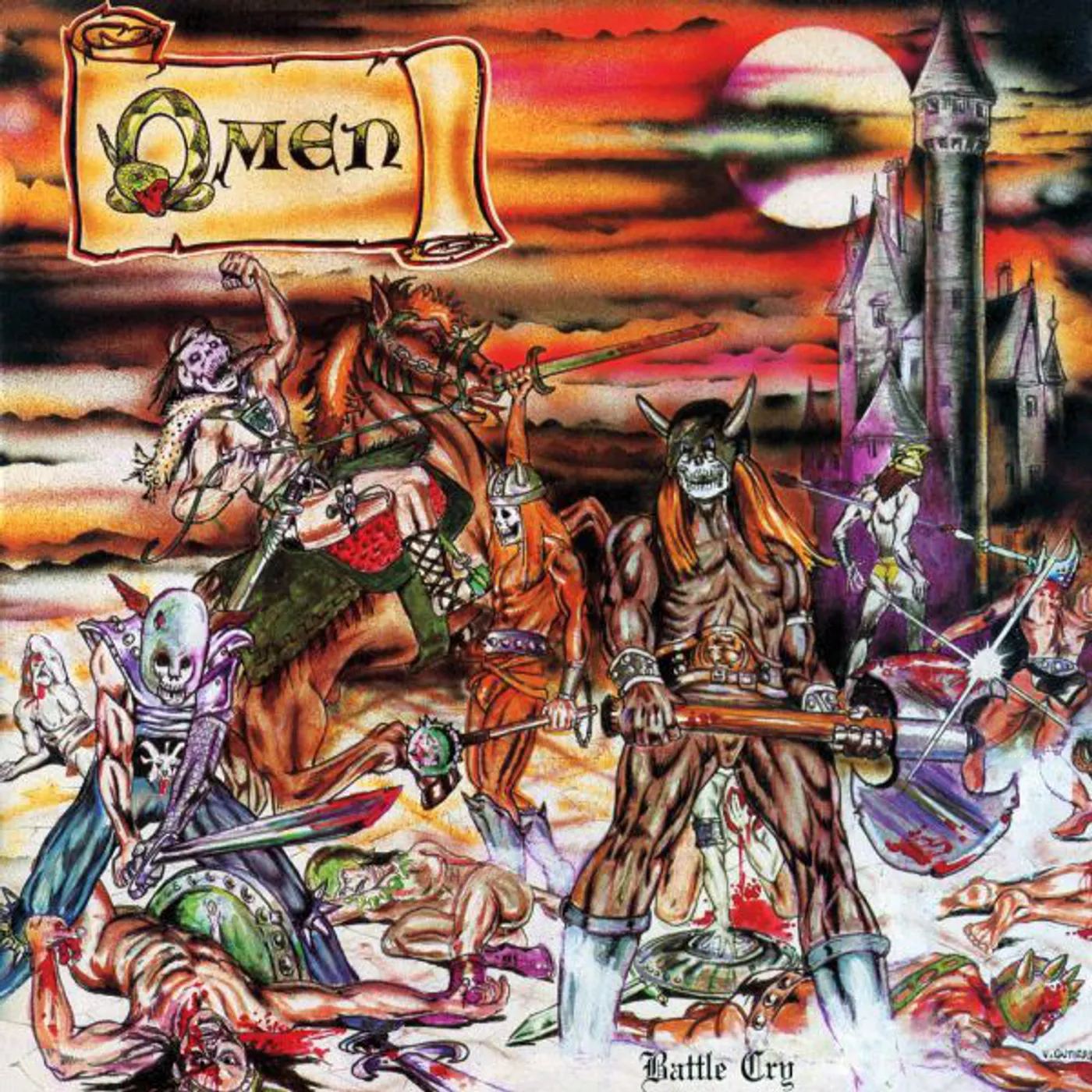 Omen Battle Cry Vinyl Record