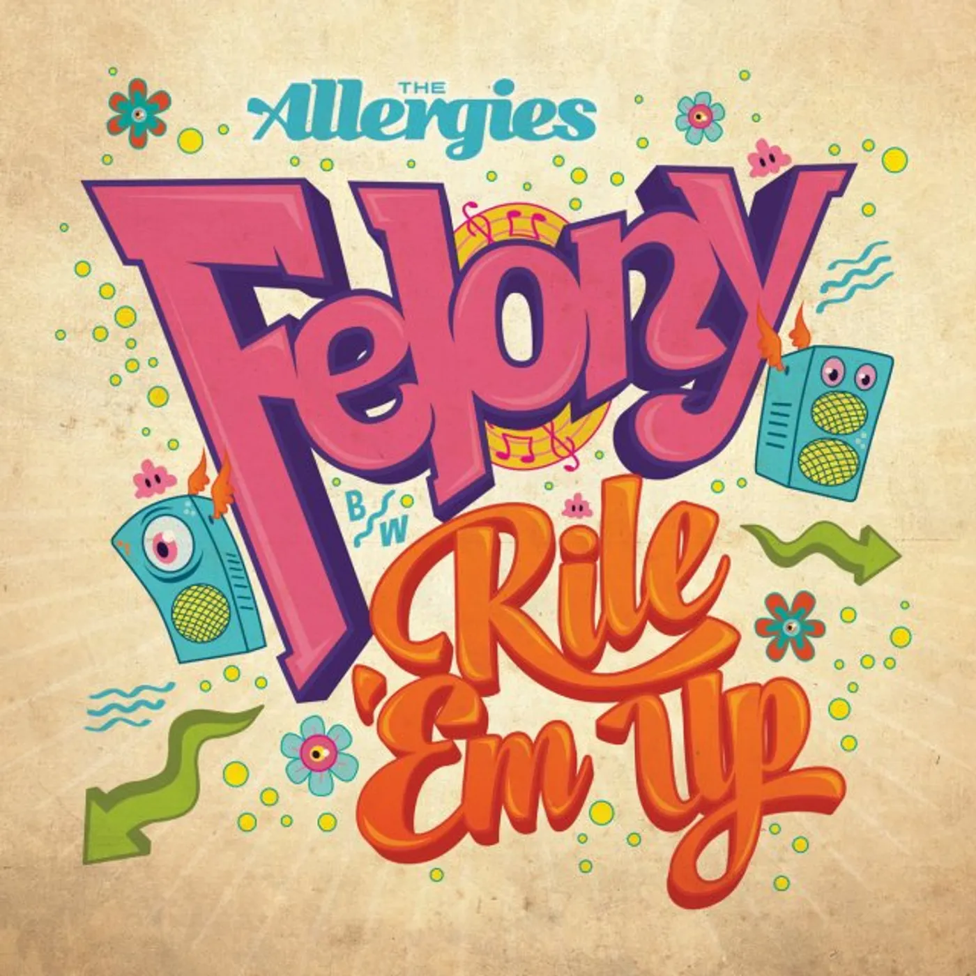 The Allergies FELONY Vinyl Record