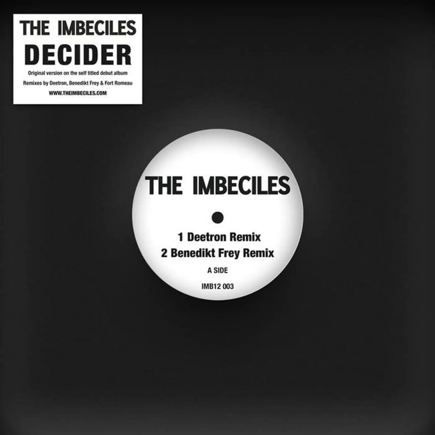 The Imbeciles Decider Remixes Vinyl Record