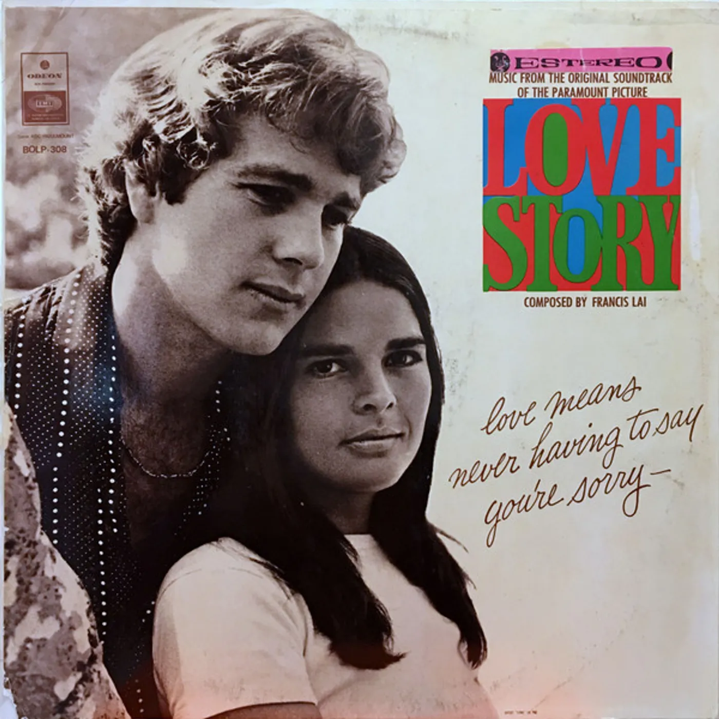 Francis Lai LOVE STORY / Original Soundtrack CD