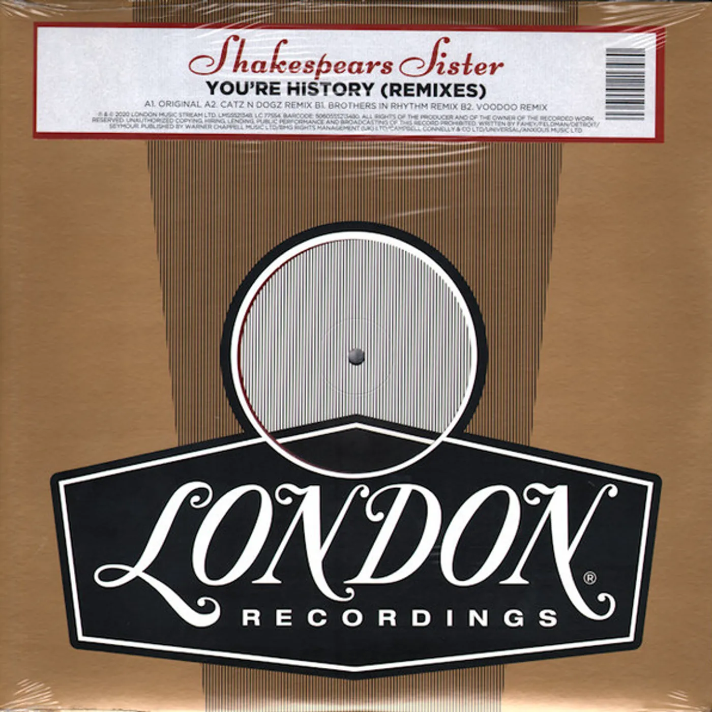 Shakespears Sister YOU'RE HISTORY REMIXES Vinyl Record