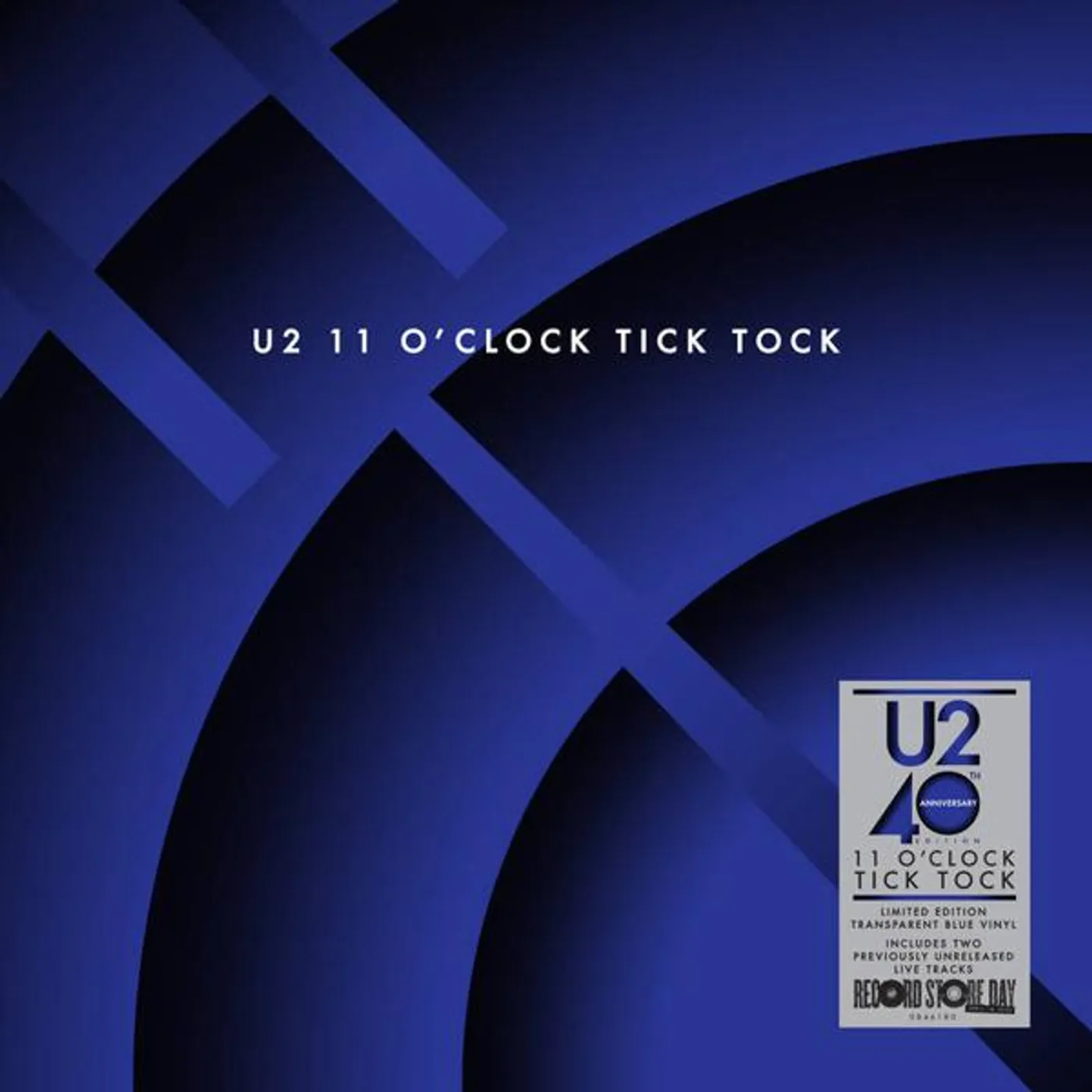U2 11 OCLOCK TICK TOCK (40TH ANNIVERSARY EDITION) Vinyl Record
