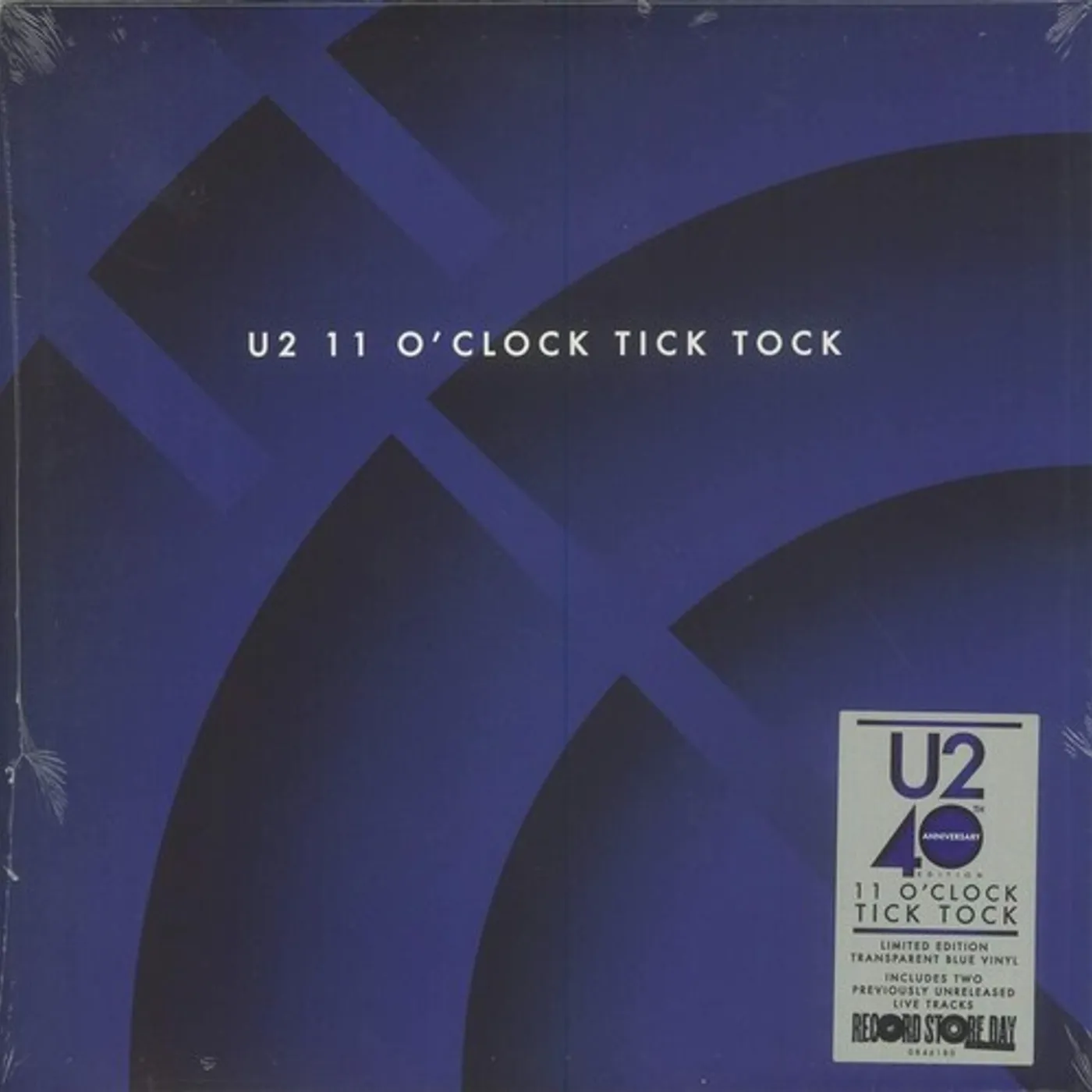 U2 11 OCLOCK TICK TOCK (40TH ANNIVERSARY EDITION) Vinyl Record