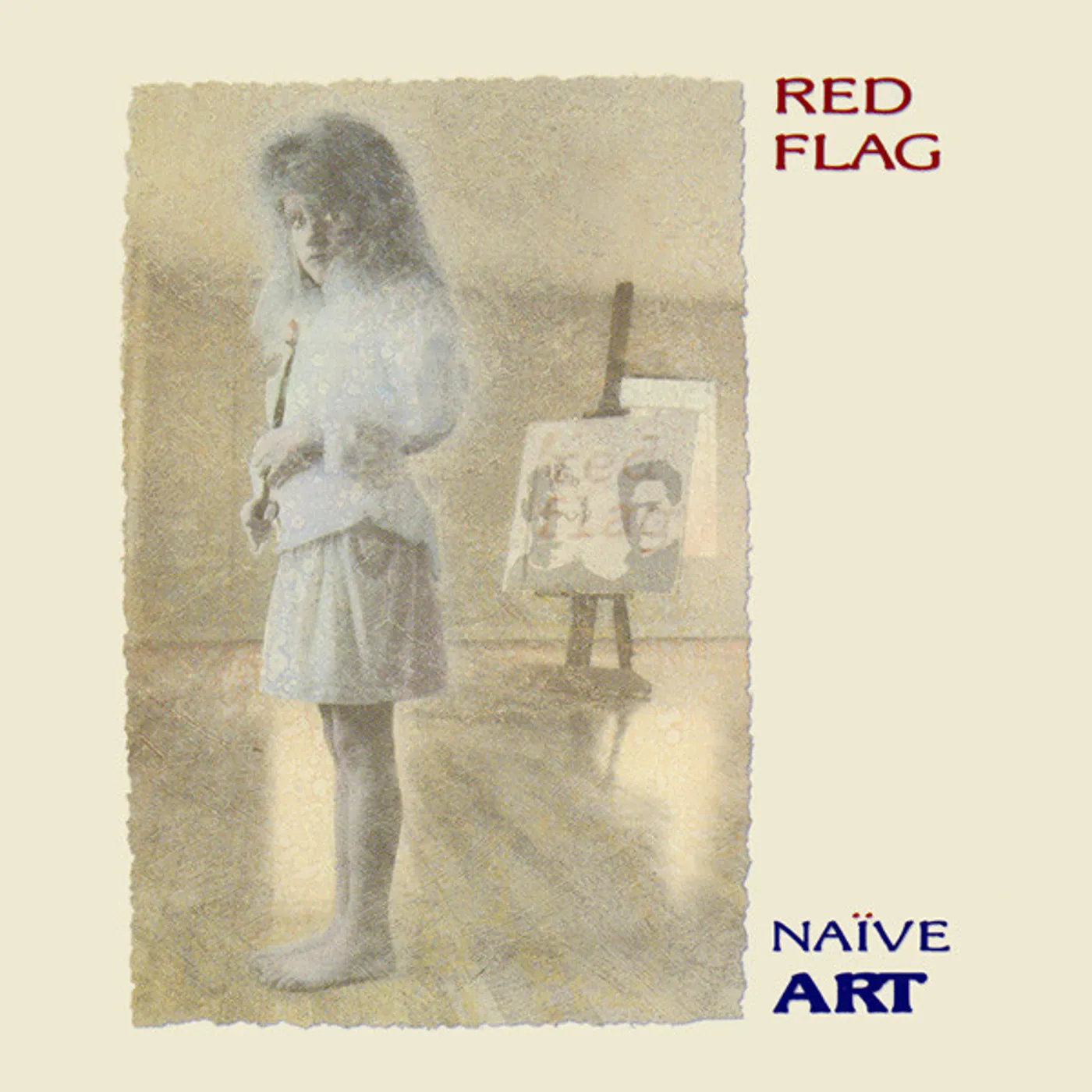 Red Flag Naive Art Vinyl Record