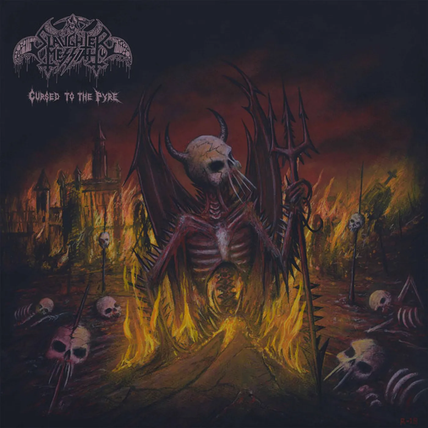 Slaughter Messiah CURSED TO THE PYRE CD