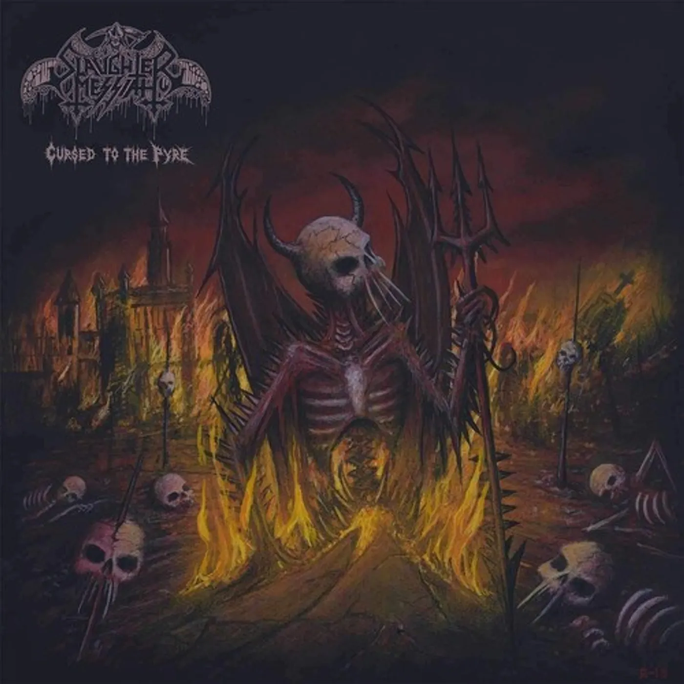 Slaughter Messiah CURSED TO THE PYRE CD