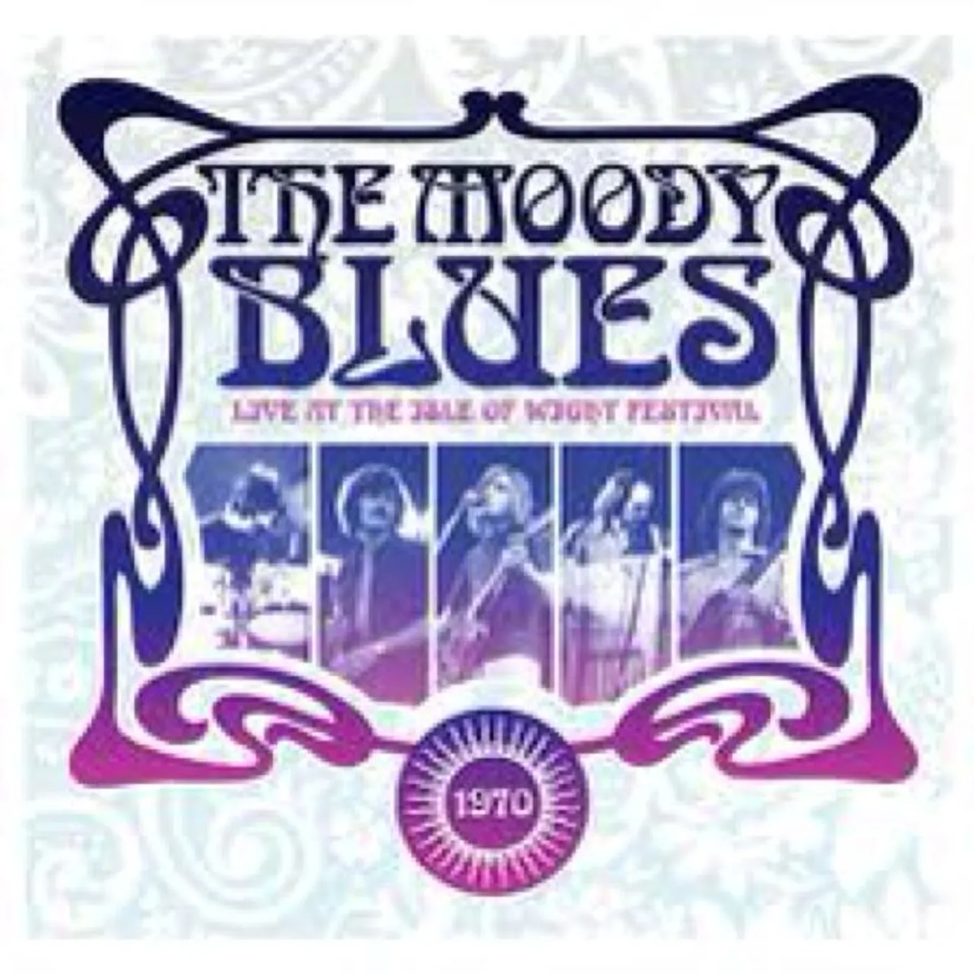 The Moody Blues LIVE AT THE ISLE OF WIGHT FESTIVAL 1970 (LTD/VIOLET VINYL/2LP) Vinyl Record