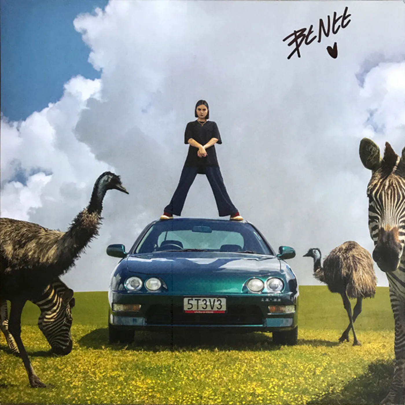 BENEE FIRE ON MARZZ STELLA Vinyl Record