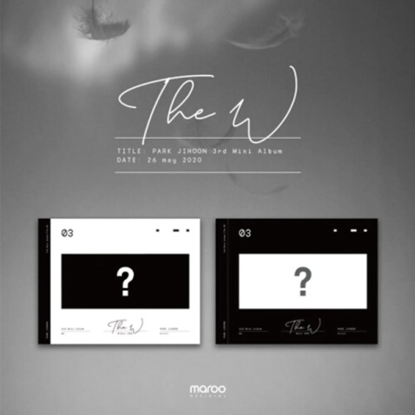 PARK JI HOON THE W (RANDOM COVER) CD