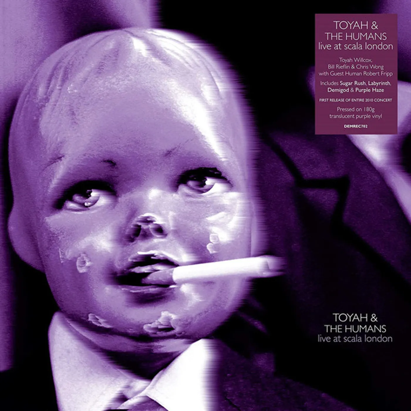 Toyah & The Humans LIVE AT THE SCALA 2010 Vinyl Record