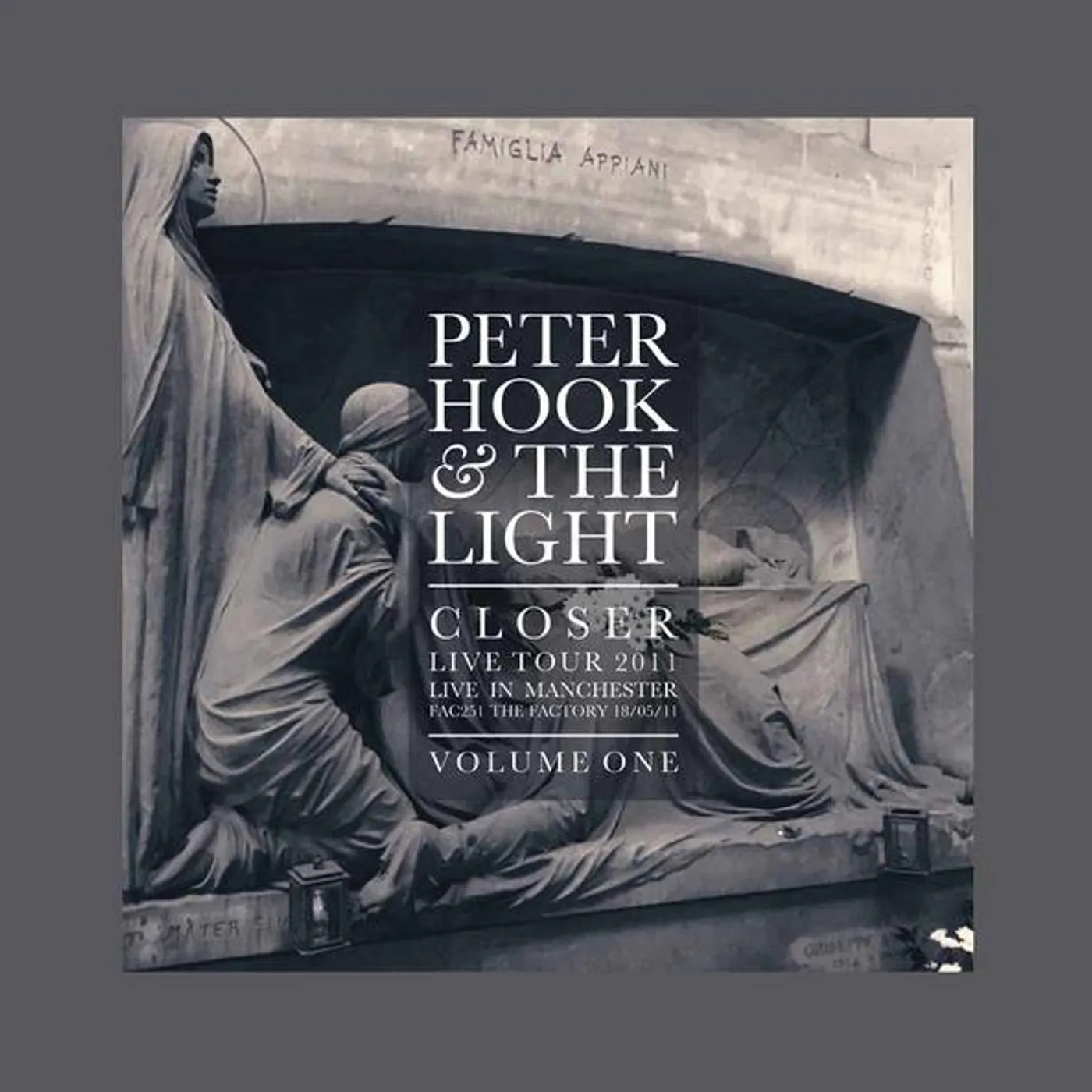 Peter Hook and The Light CLOSER LIVE TOUR 2011: LIVE IN MACHESTER VOL. 1 Vinyl Record