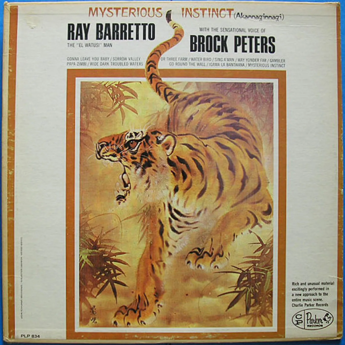 Ray Barretto MYSTERIOUS INSTINCT CD