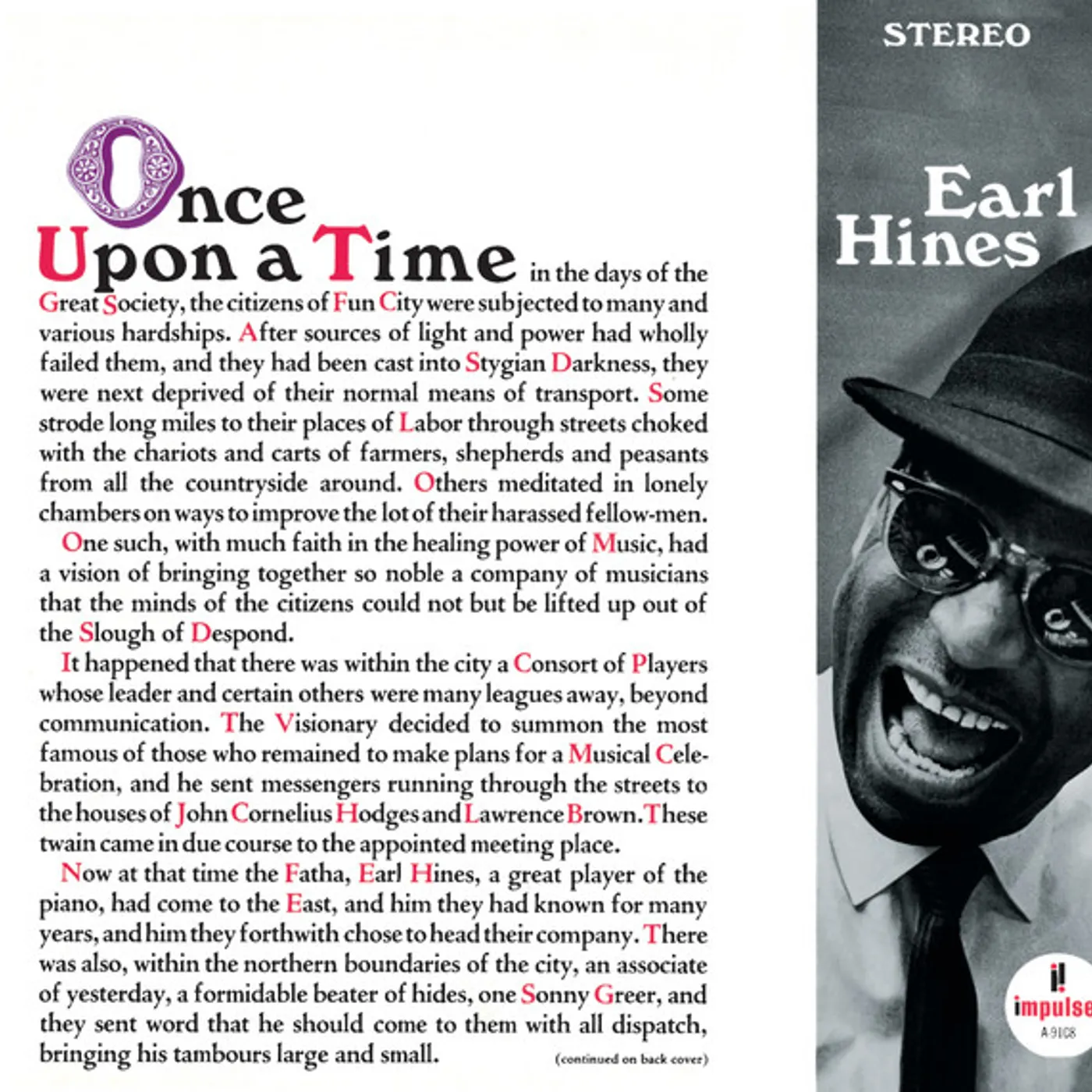 Earl Hines ONCE UPON A TIME CD