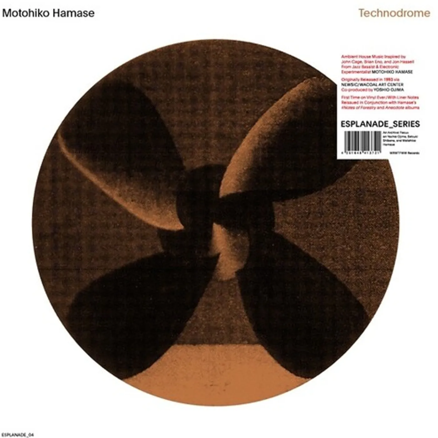 Motohiko Hamase Technodrome Vinyl Record
