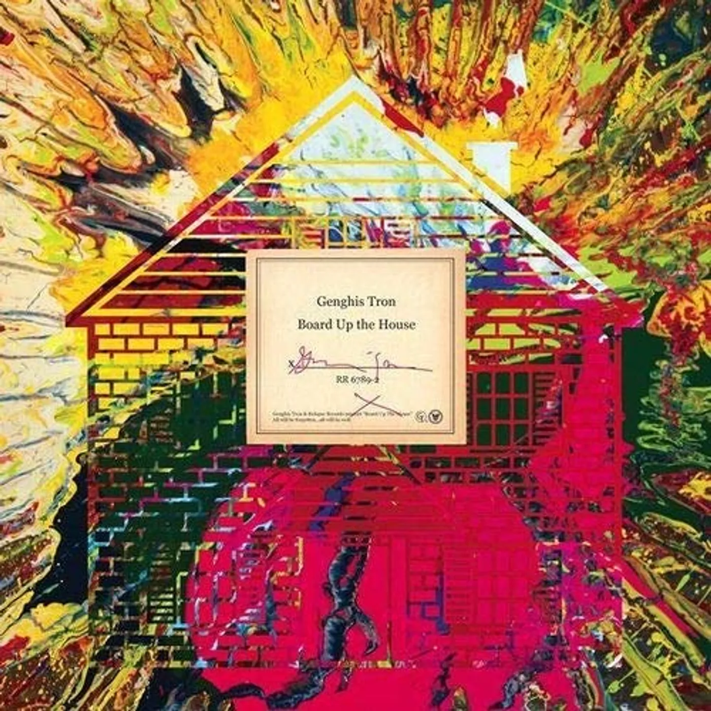 Genghis Tron Board Up the House Vinyl Record